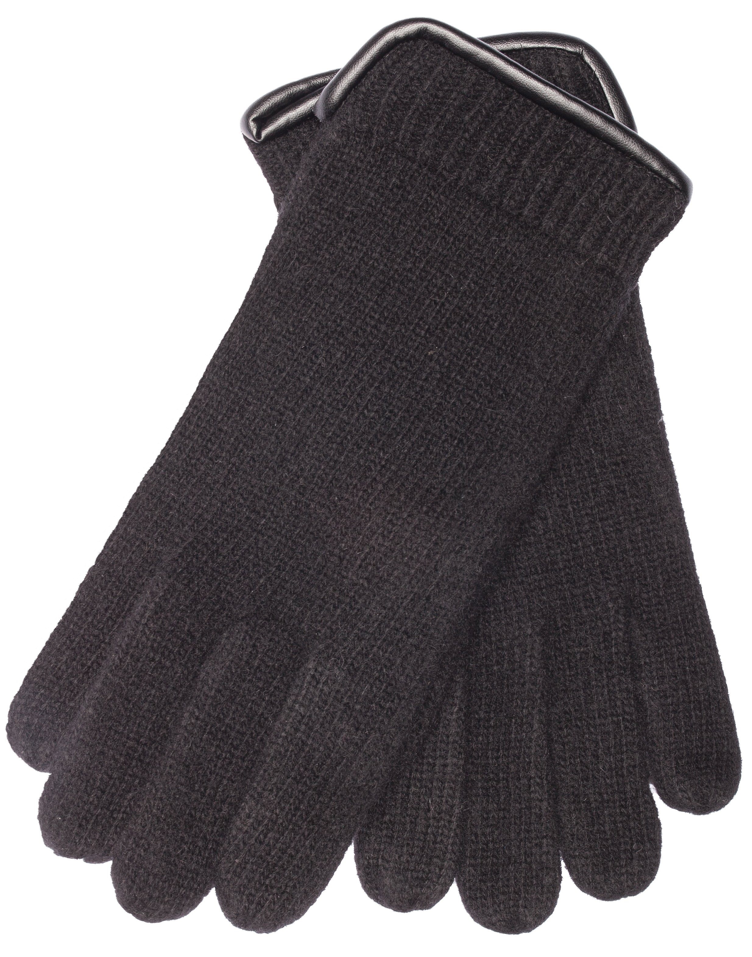 EEM Strickhandschuhe Damen-60213 schwarz