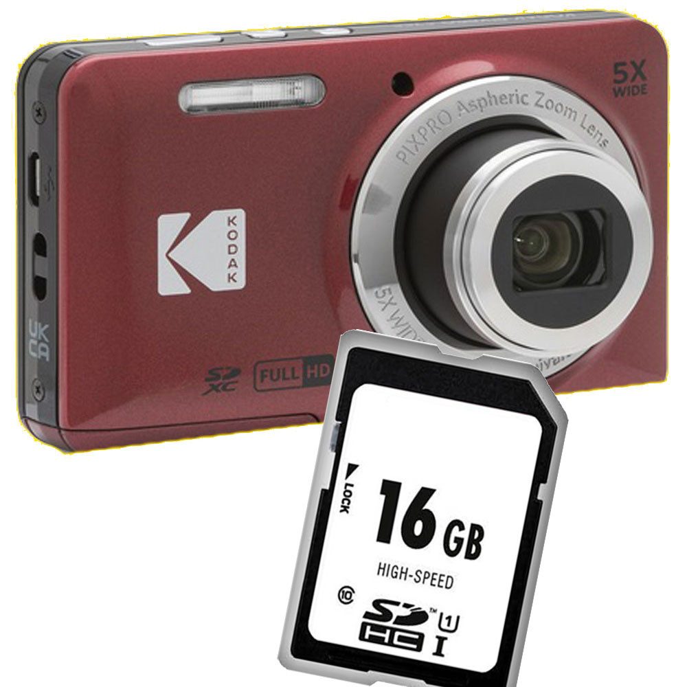 Kodak Kodak FZ55 rot Kleines Angebot Kompaktkamera