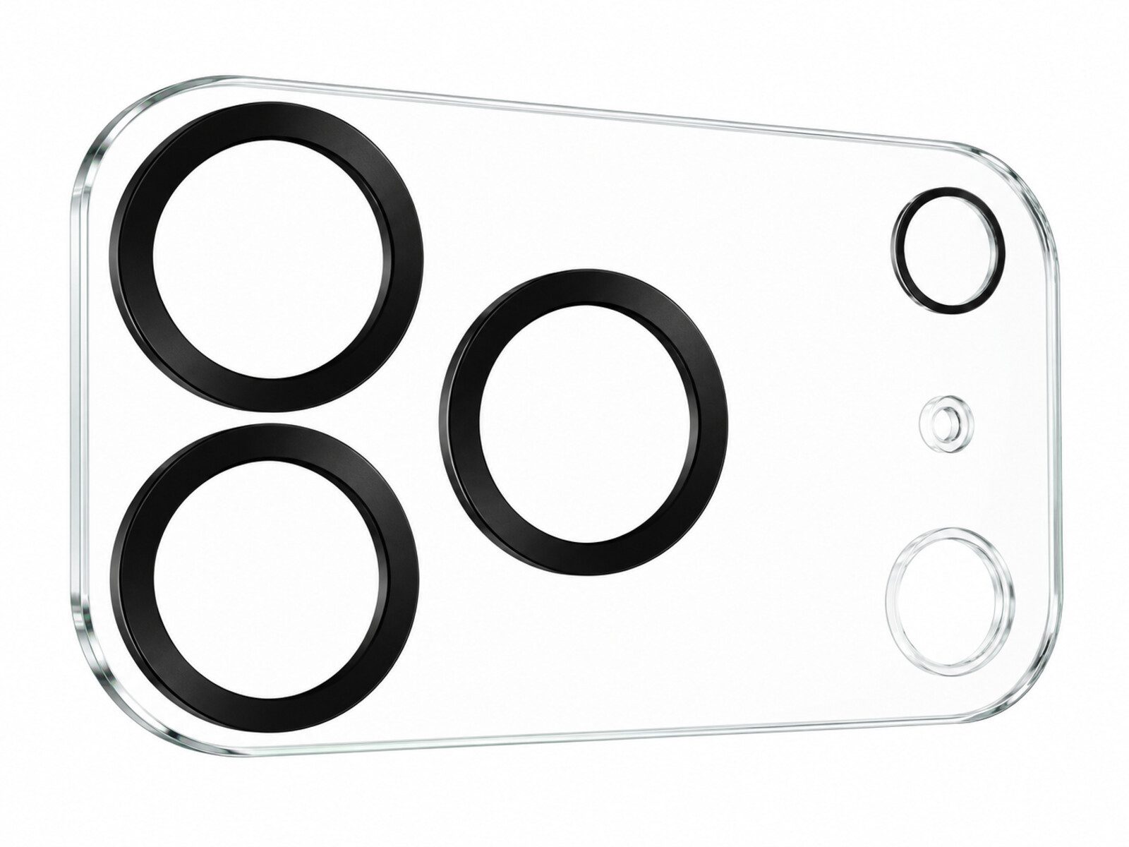 Ventarent Kameraschutzglas Linsenabdeckung für Apple iPhone 18 Pro, Einzelpackung, 1 Stück, 9H Hartglas, transparent – Bild 2 von 5