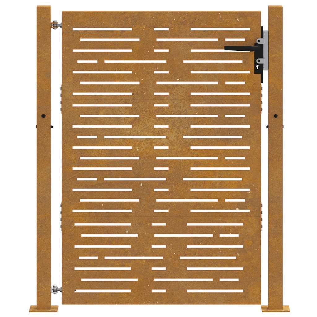 vidaXL Gartentor Gartentor 105x130 cm Cortenstahl günstig online kaufen