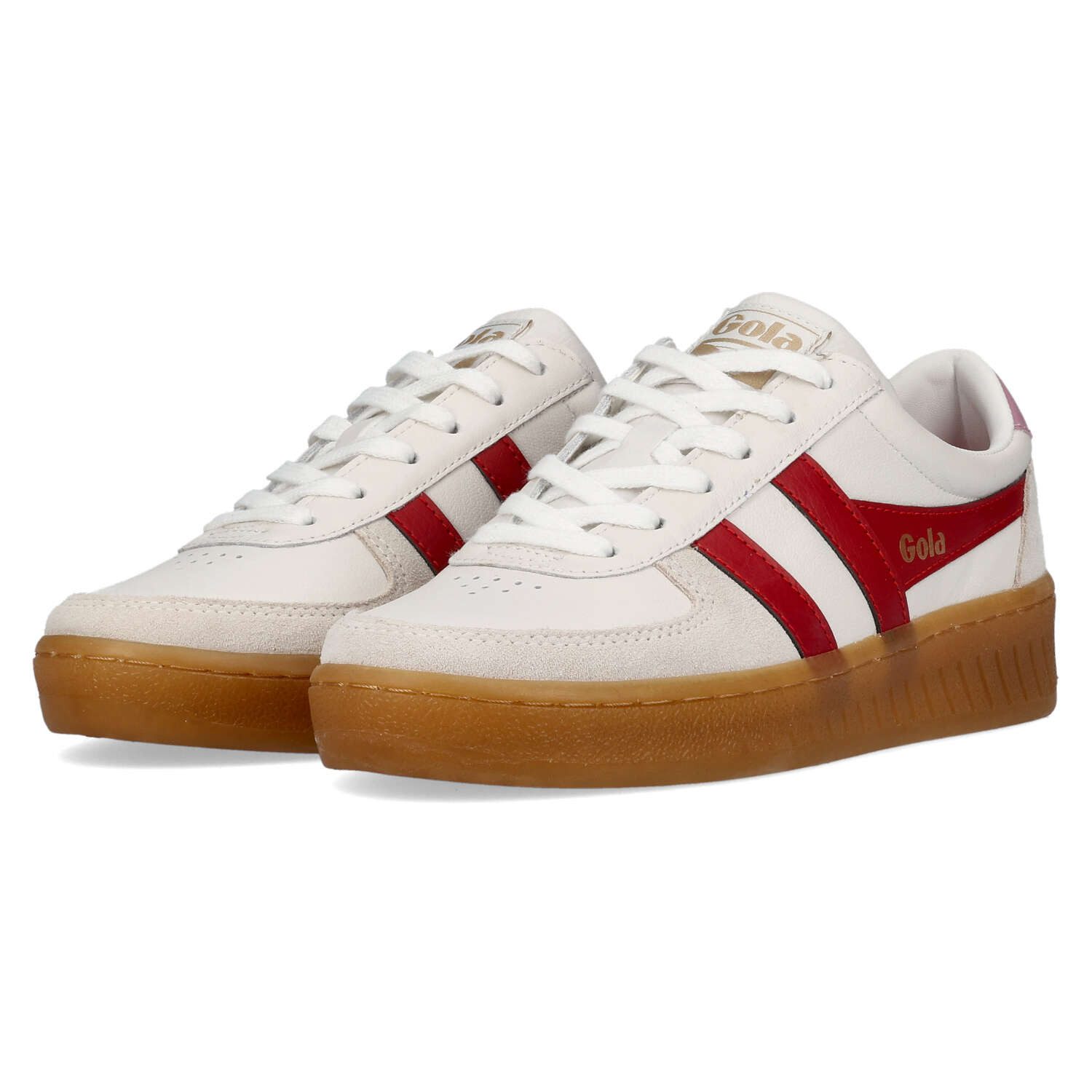Gola Gola Grandslam Elite White/Deep Red/Candy/Gum Sneaker