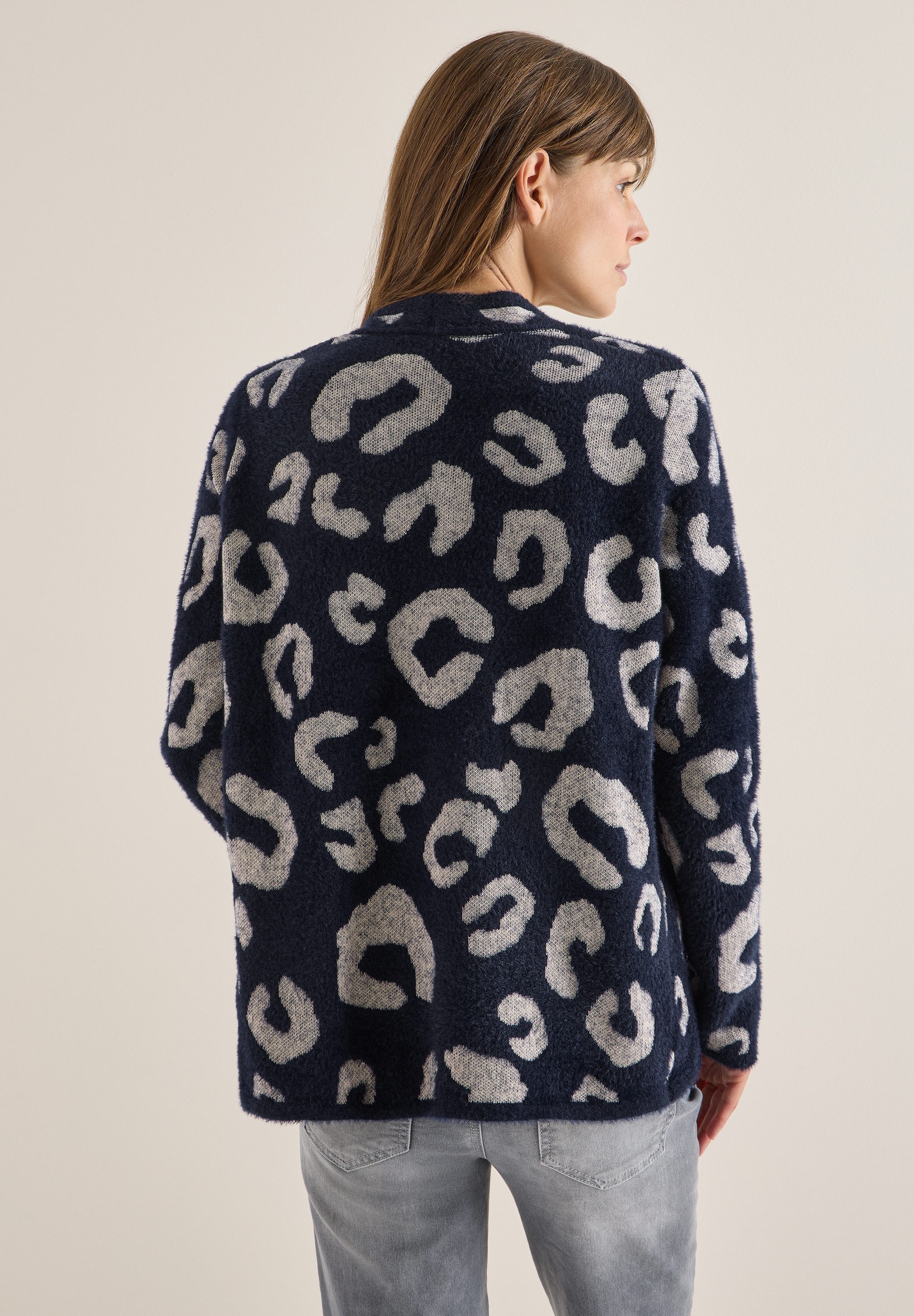 CECIL Cardigan mit Leomuster günstig online kaufen