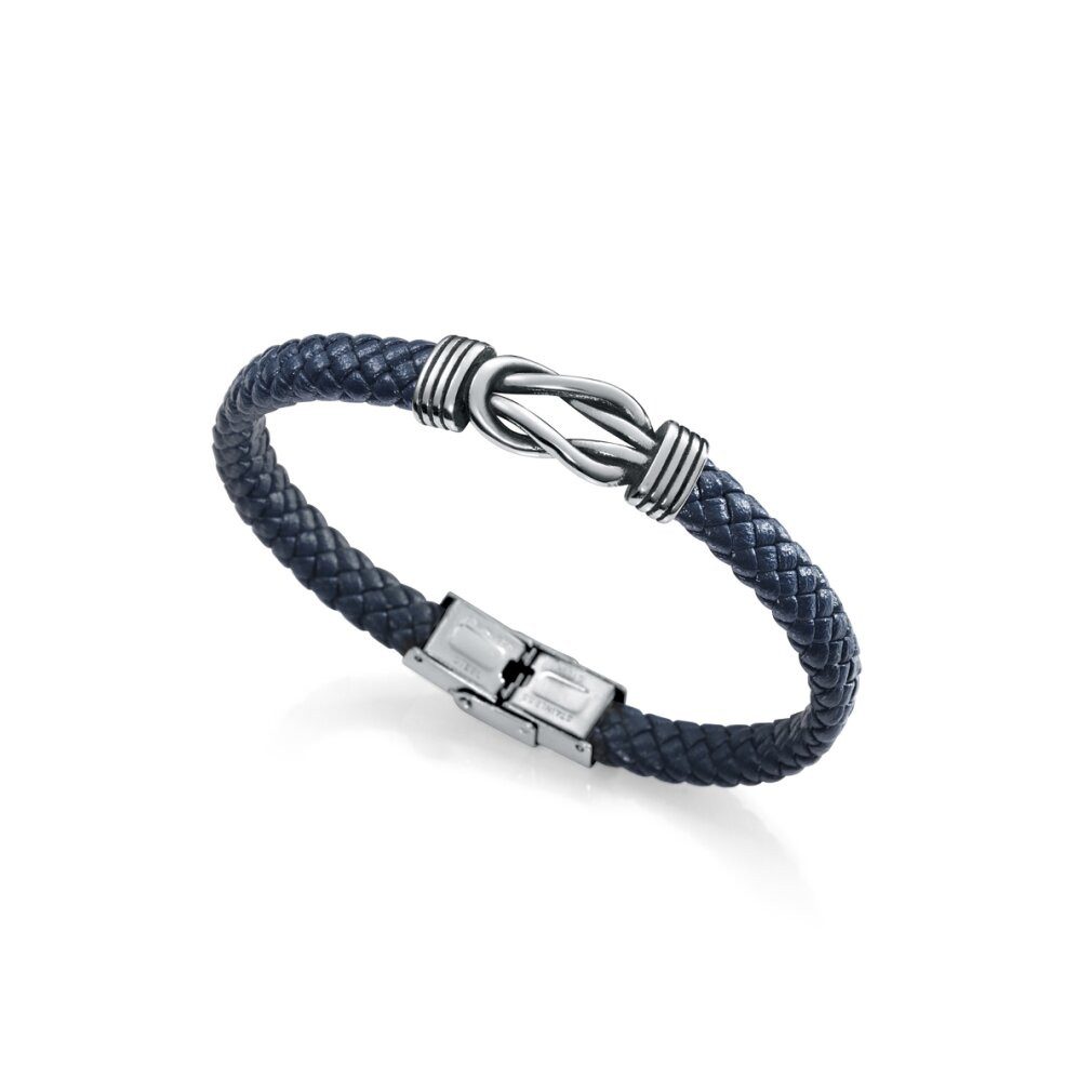 Viceroy Armband Men´s leather bracelet with steel ornament Beat 1304P01013