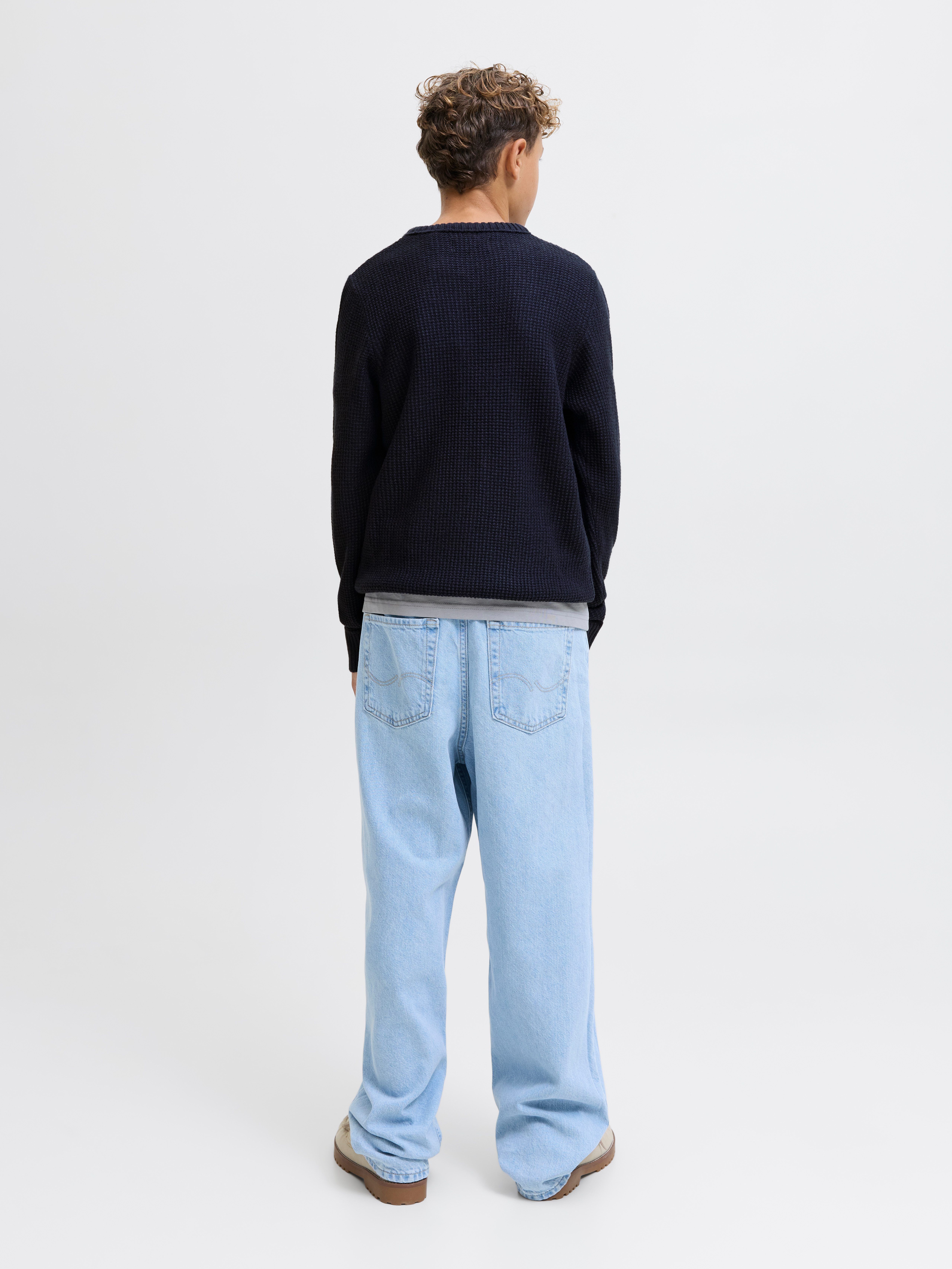 Jack & Jones Junior Rundhalspullover JJROY KNIT CREW NECK AW25 JNR – Bild 5 von 5