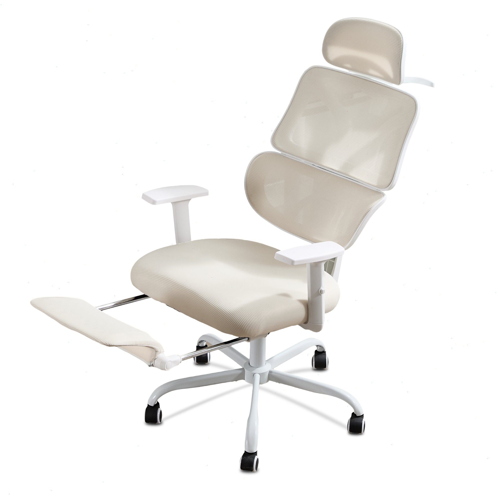 UEV Bürostuhl ergonomisch mit Fußstütze Mesh neigbar bis 135°,atmungsaktive günstig online kaufen