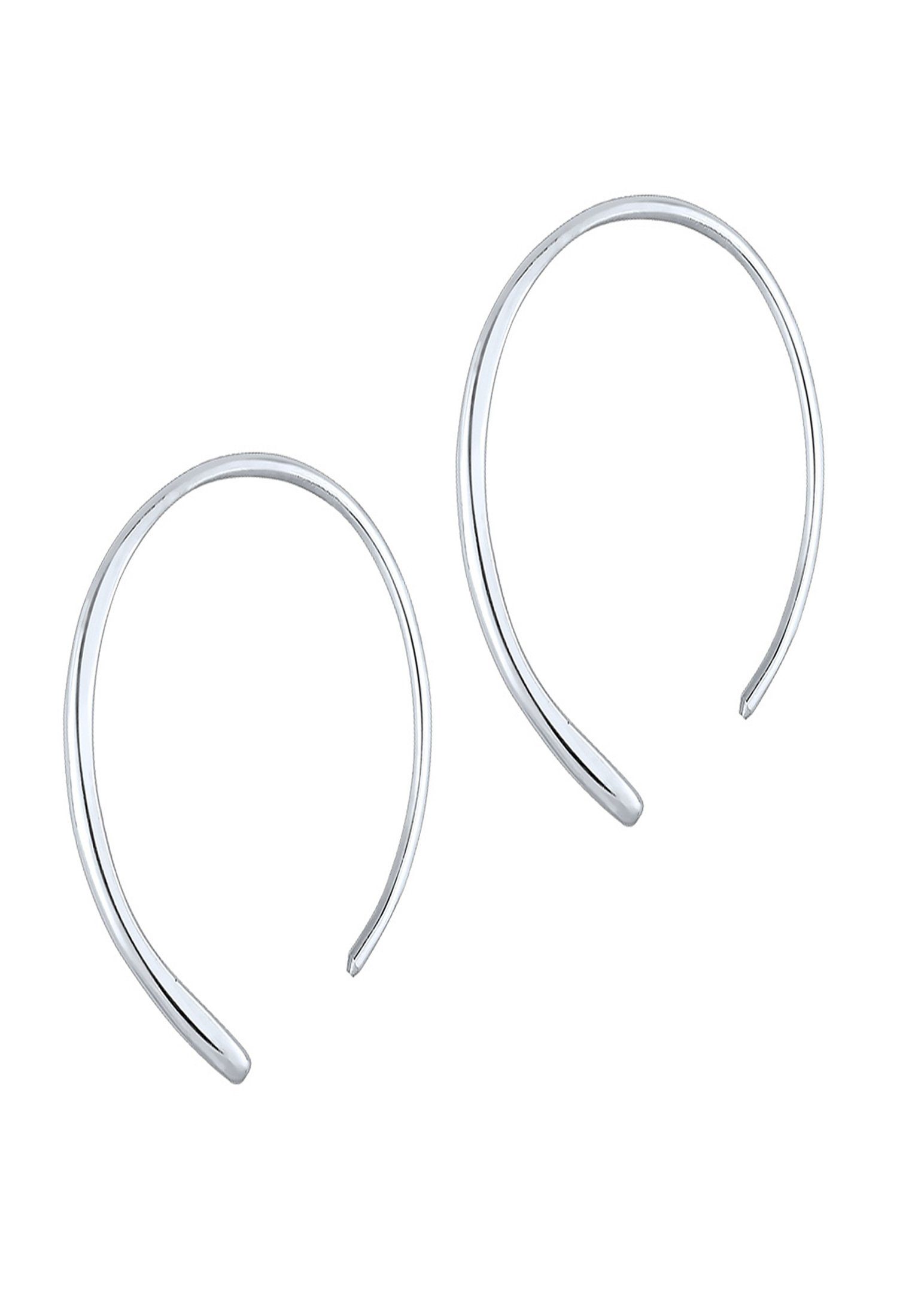 Elli Paar Creolen Creole Geo Basic Trend 925 Silber, Geo