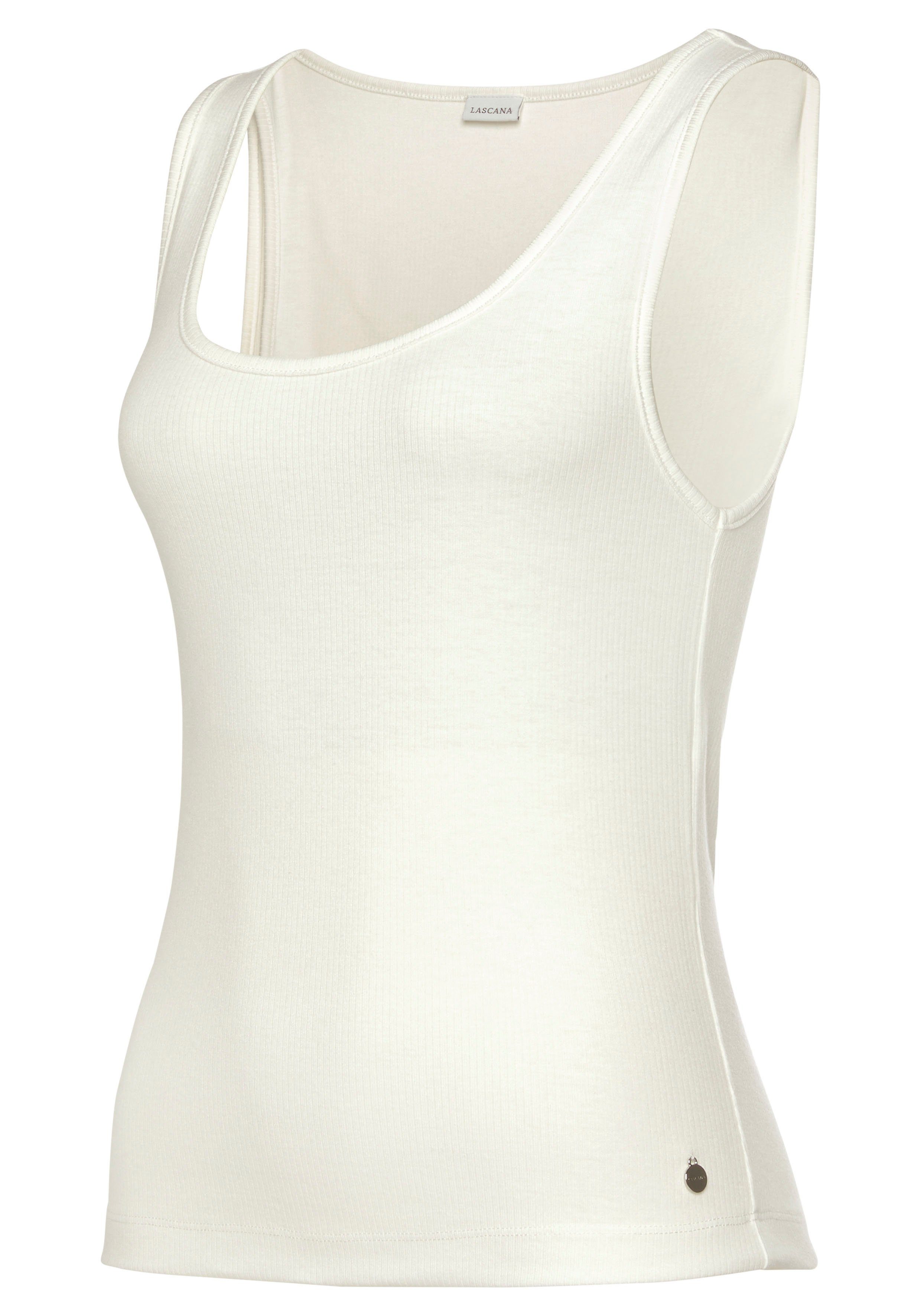 LASCANA Pyjamaoberteil aus Rippstrick