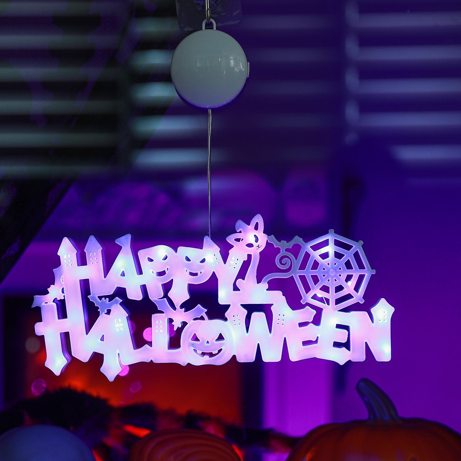 Rosnek Dekohänger Hängende Fensterlichter, mit Haken, batterie, für Hallowe günstig online kaufen