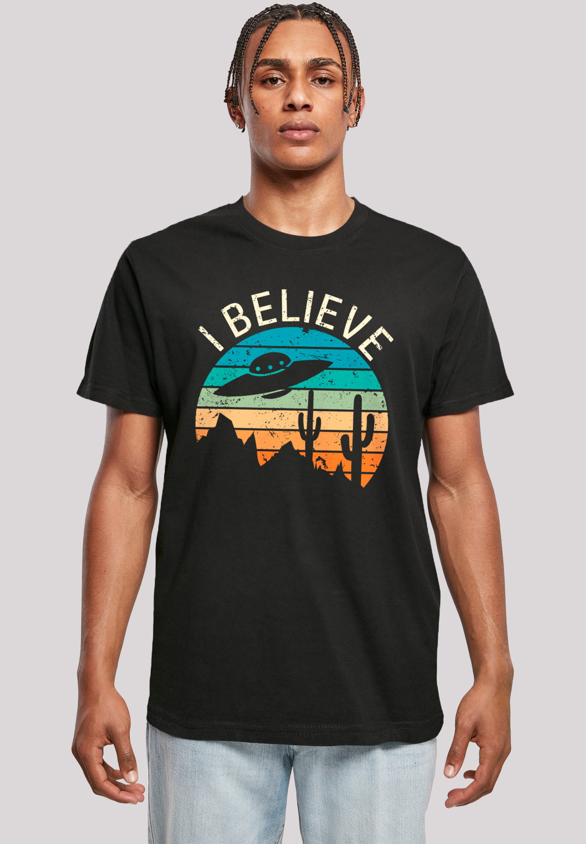 F4NT4STIC T-Shirt I Believe UFO Alien günstig online kaufen