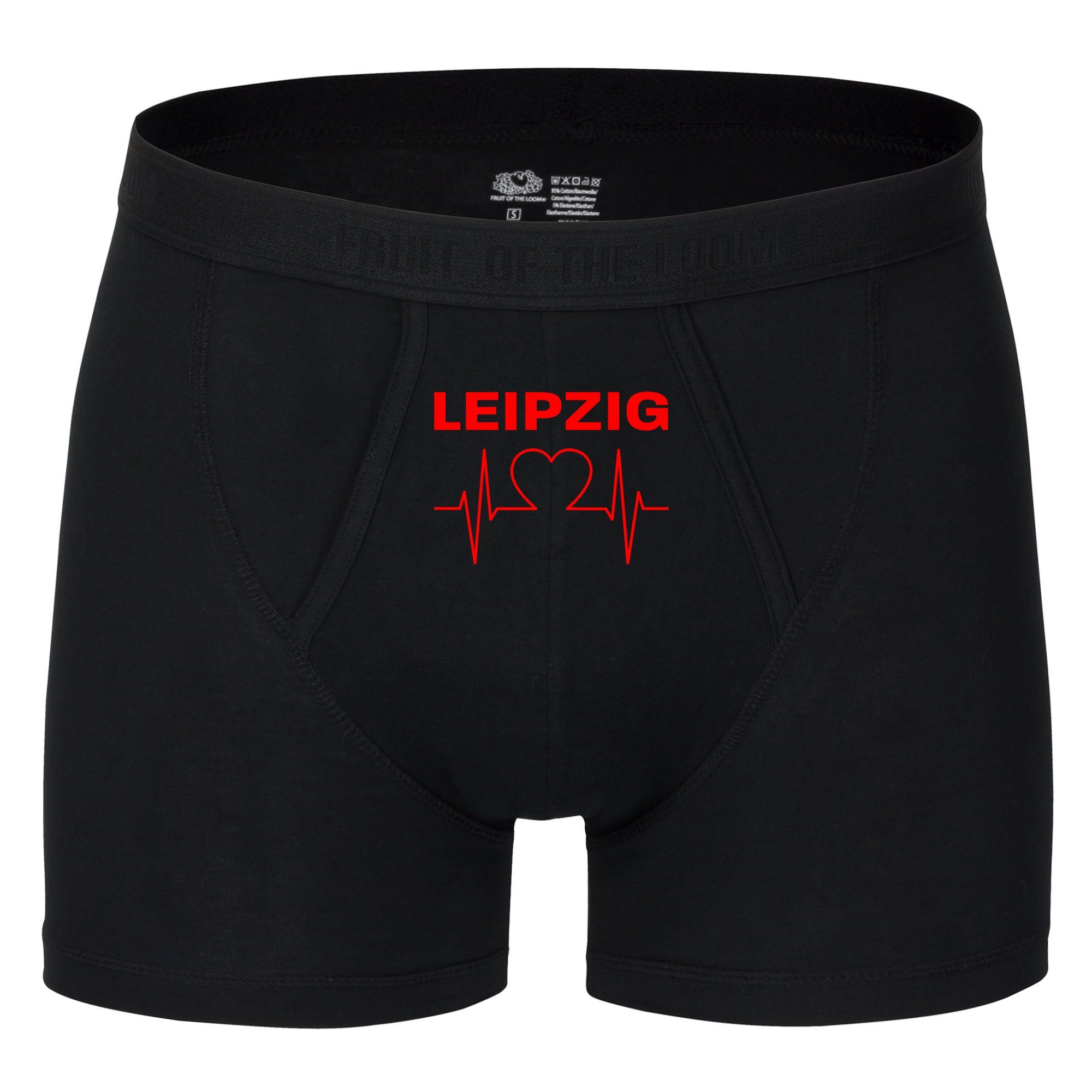 Boxershorts Leipzig - Herzschlag - Unterwäsche