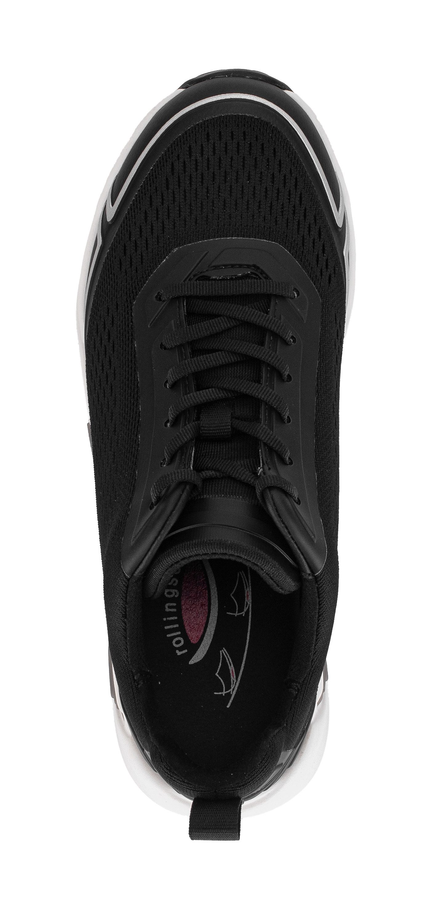 rollingsoft Keilsneaker, Schnürschuh, Halbschuh mit rollingsoft-Laufsohle, G-Weite