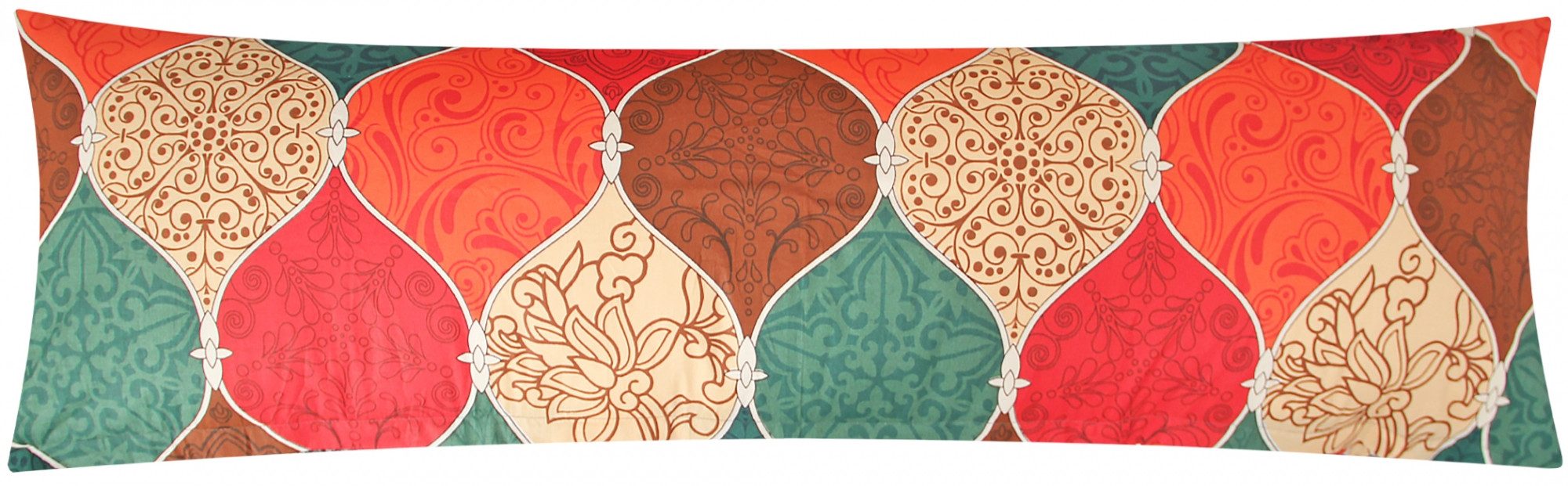 Heubergshop Seitenschläferkissenbezug, (1 Stück), 40x145cm Orientalisches Muster 100% Baumwolle Orient Modern (EW-Casa)