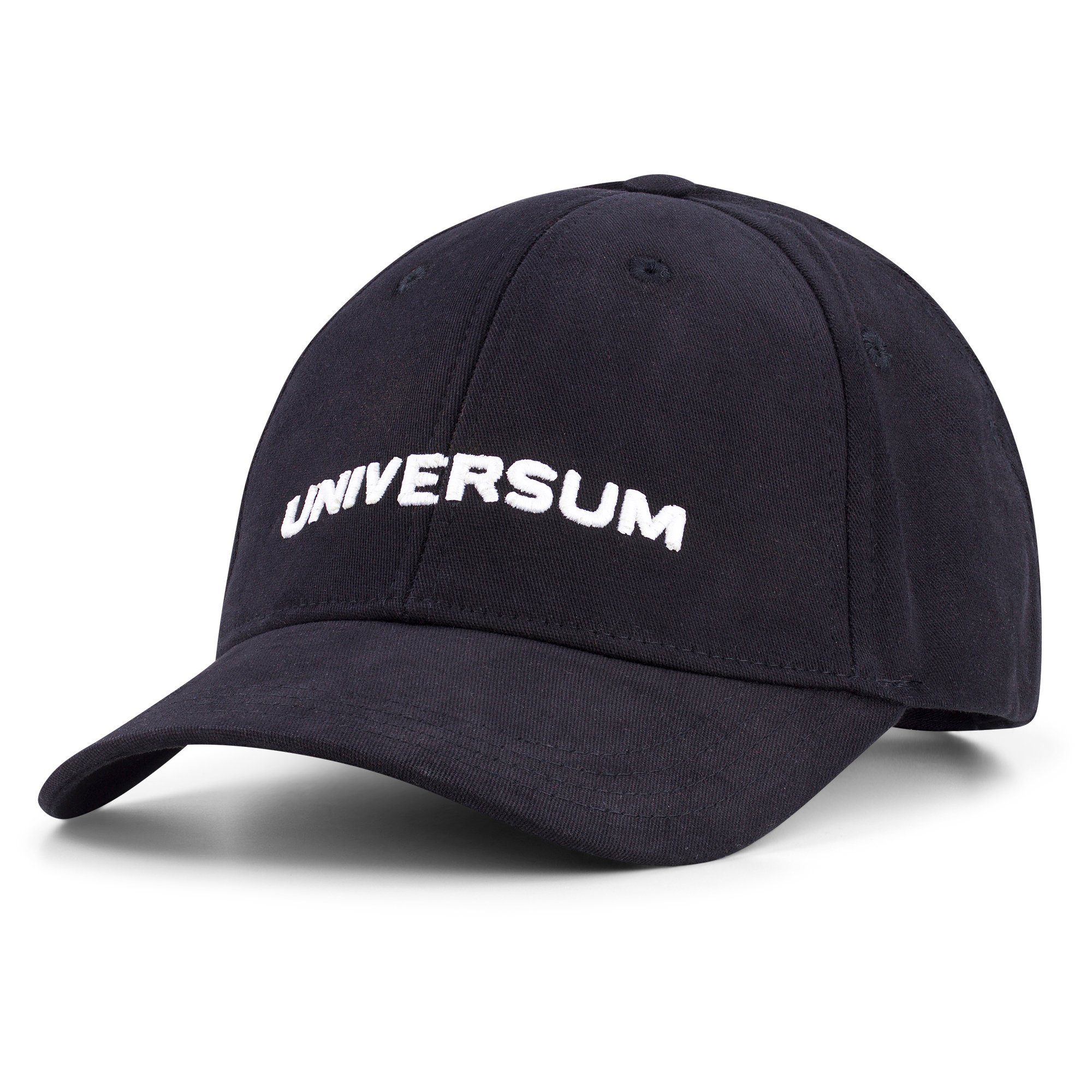 Universum Sportwear Baseball Cap Logo Stick Größen Verstellbar schwarz