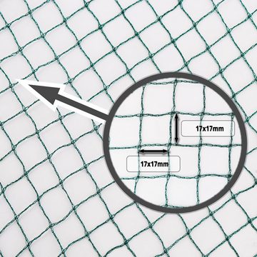 Aquagart Bodenschutzvlies Teichnetz 20m x 12m Laubnetz Silonetz Laubschutznetz Vogelschutznetz Teichschutz