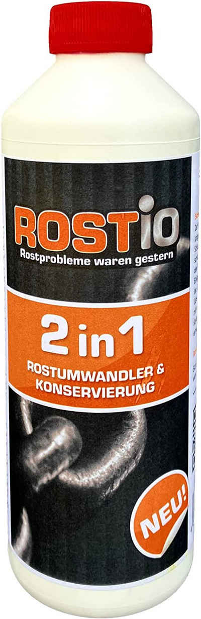 Rostio Rostschutzgrundierung Rostio 2 in 1 Rostumwandler & Konservierung Hohlraumversiegelung