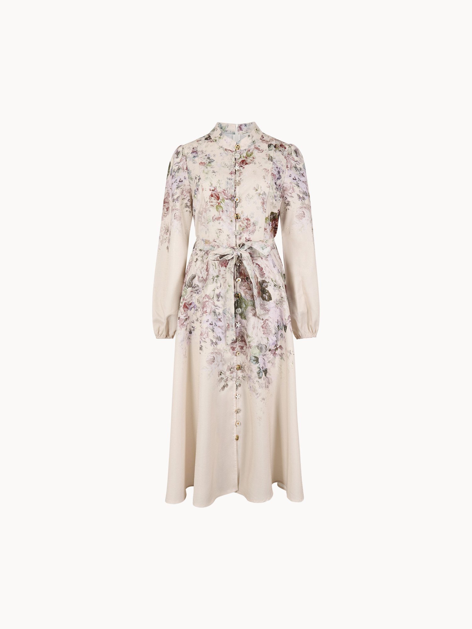 Hemdblusenkleid Midi-Kleid