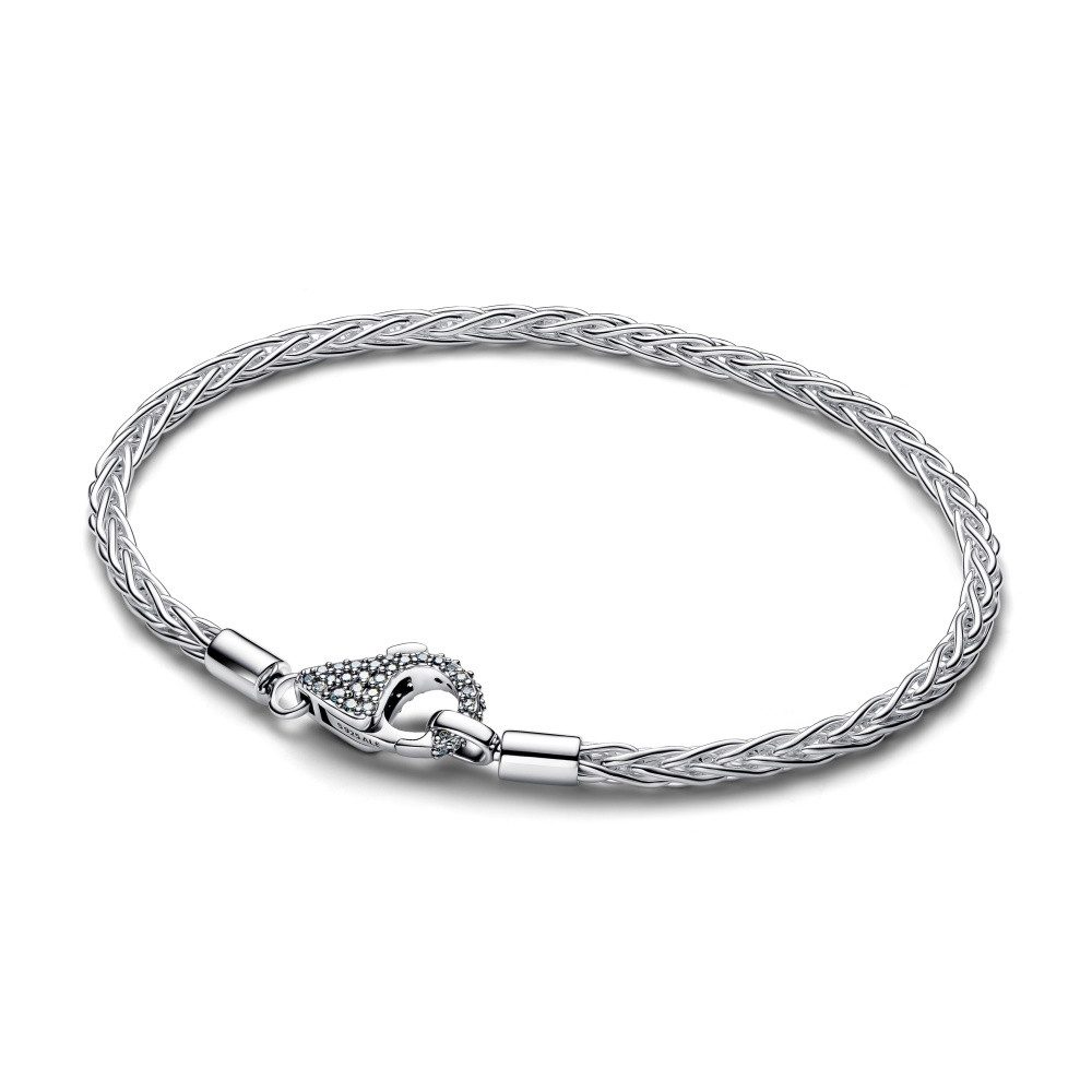 Pandora Bettelarmband Pandora Moments Armband mit Pavé Verschluss 594462C01-19