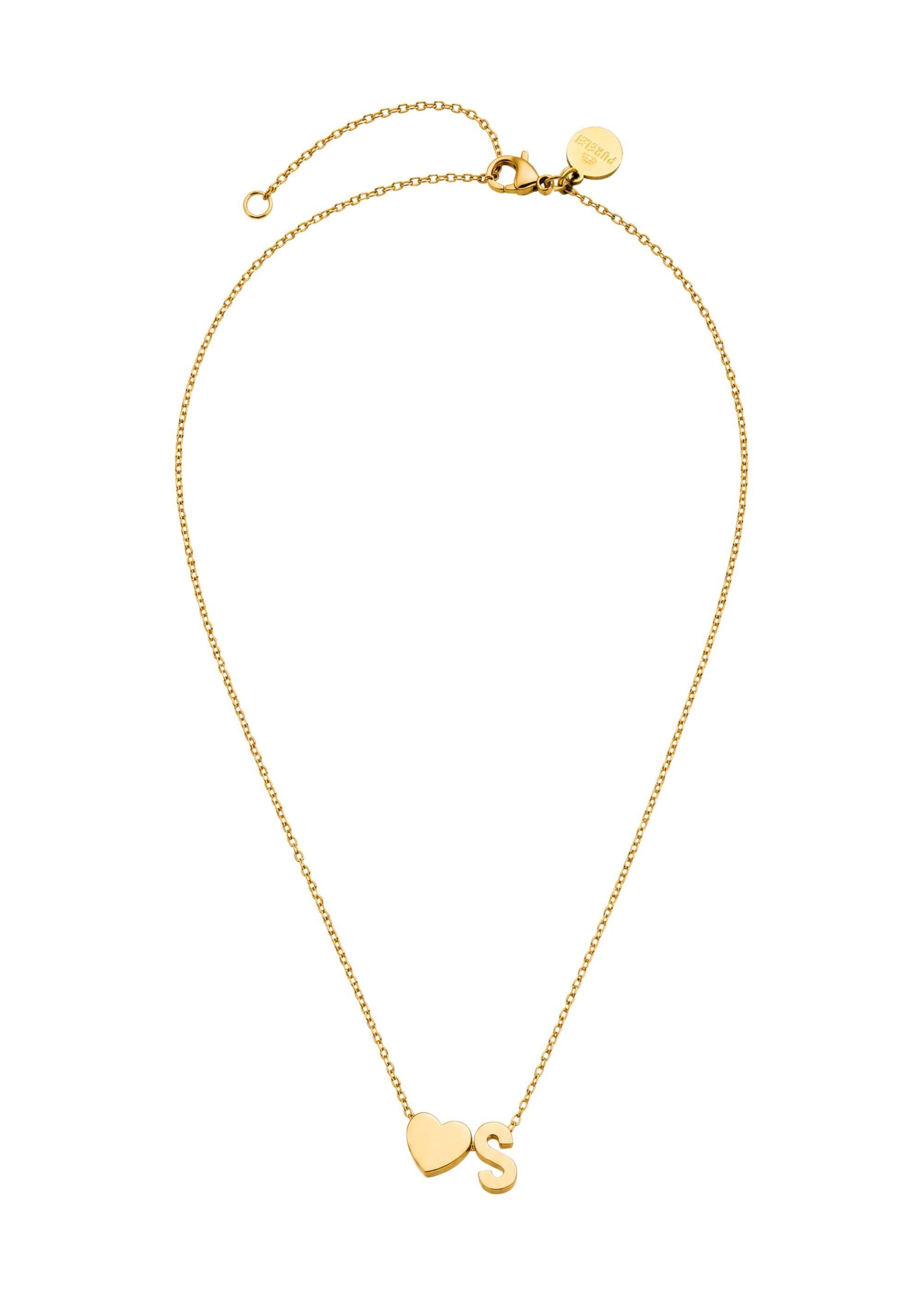 Purelei Kette mit Anhänger Letter Heart S (Kette)