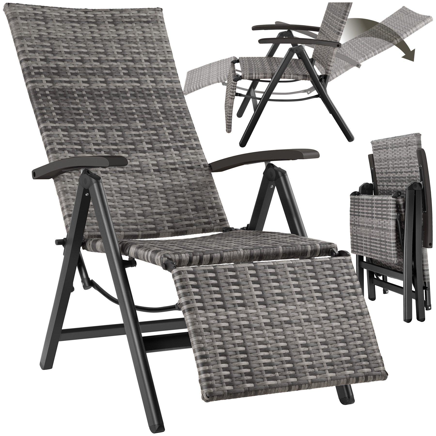 tectake Rattanstuhl Brisbane (Set, 1 St), günstig online kaufen