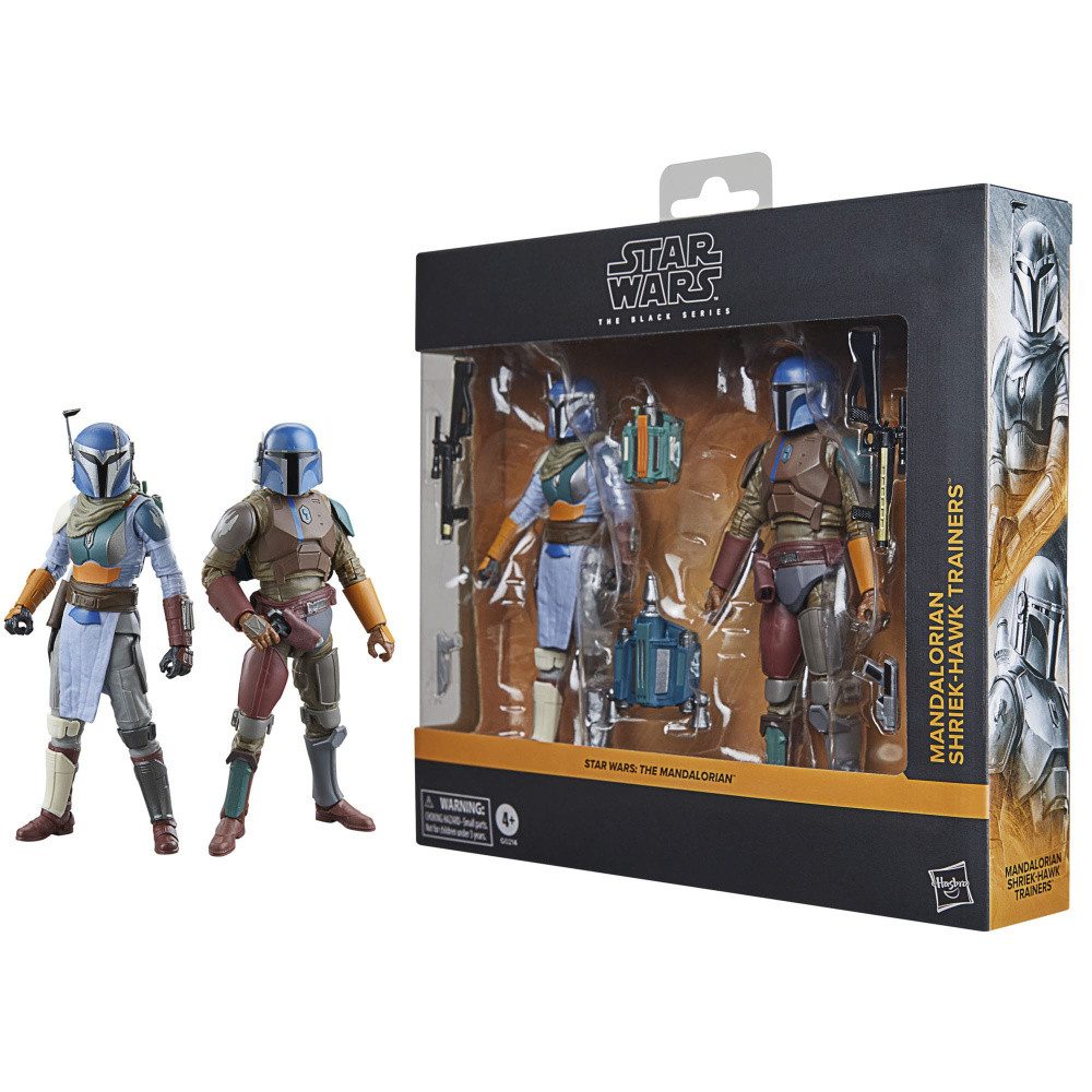 Hasbro Actionfigur Star Wars: The Mandalorian Black Series Actionfiguren 2er-Pack Mandalo