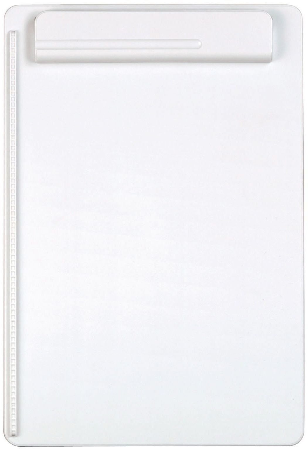 MAUL Schreibmappe Klemmbrett Maulgo RC-Kunststoff A4 hoch weiß