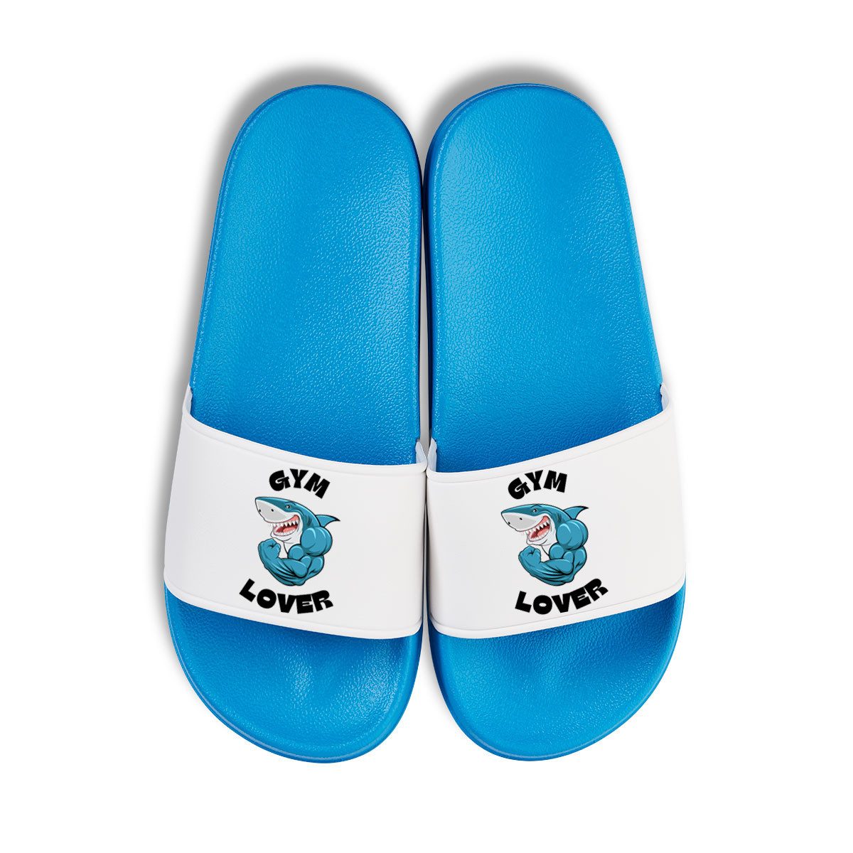 Blondie & Brownie Gym Lover Unisex Badelatschen Fitness-Sandalen für Sport Sommer Badesandale Rutschfest