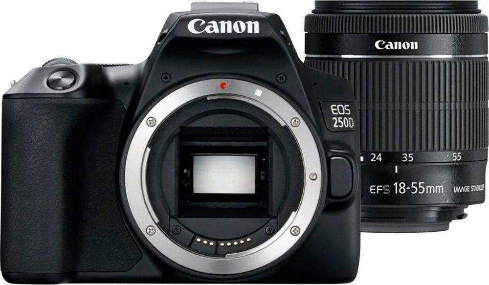 Systemkamera f/3.5-5.6 f/3.5-5.6 18-55mm Canon III, 18-55mm + SB130 EF-S III 24,1 Kit WLAN) Bluetooth, 250D MP, + (EF-S