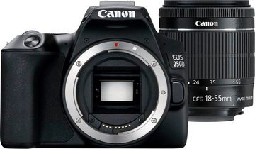 Canon 250D + EF-S 18-55mm f/3.5-5.6 III + SB130 Kit Spiegelreflexkamera (EF-S 18-55mm f/3.5-5.6 III, 24,1 MP, Bluetooth, WLAN)