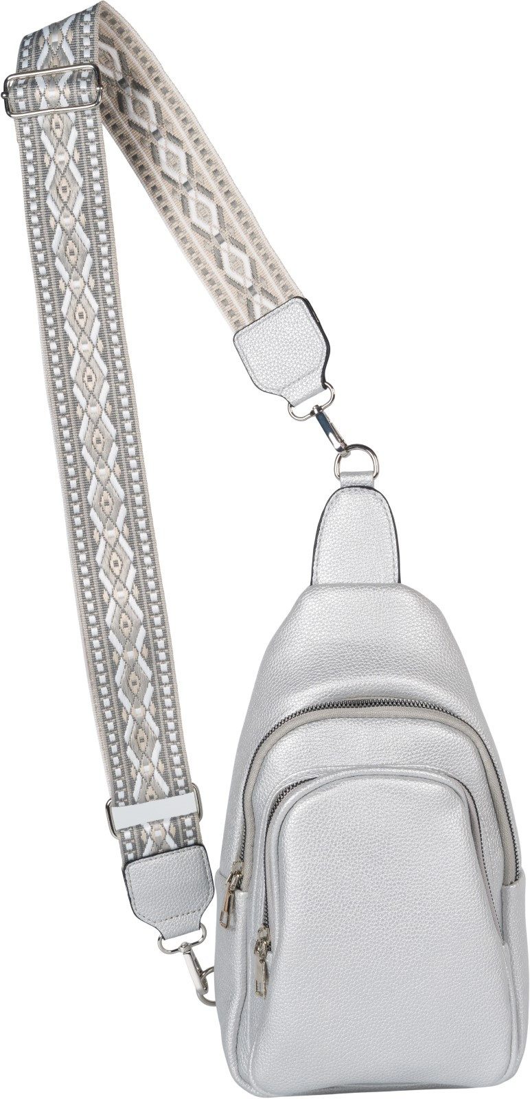 styleBREAKER Umhängetasche One Shoulder Rucksack Gemusterter Schultergurt ( günstig online kaufen