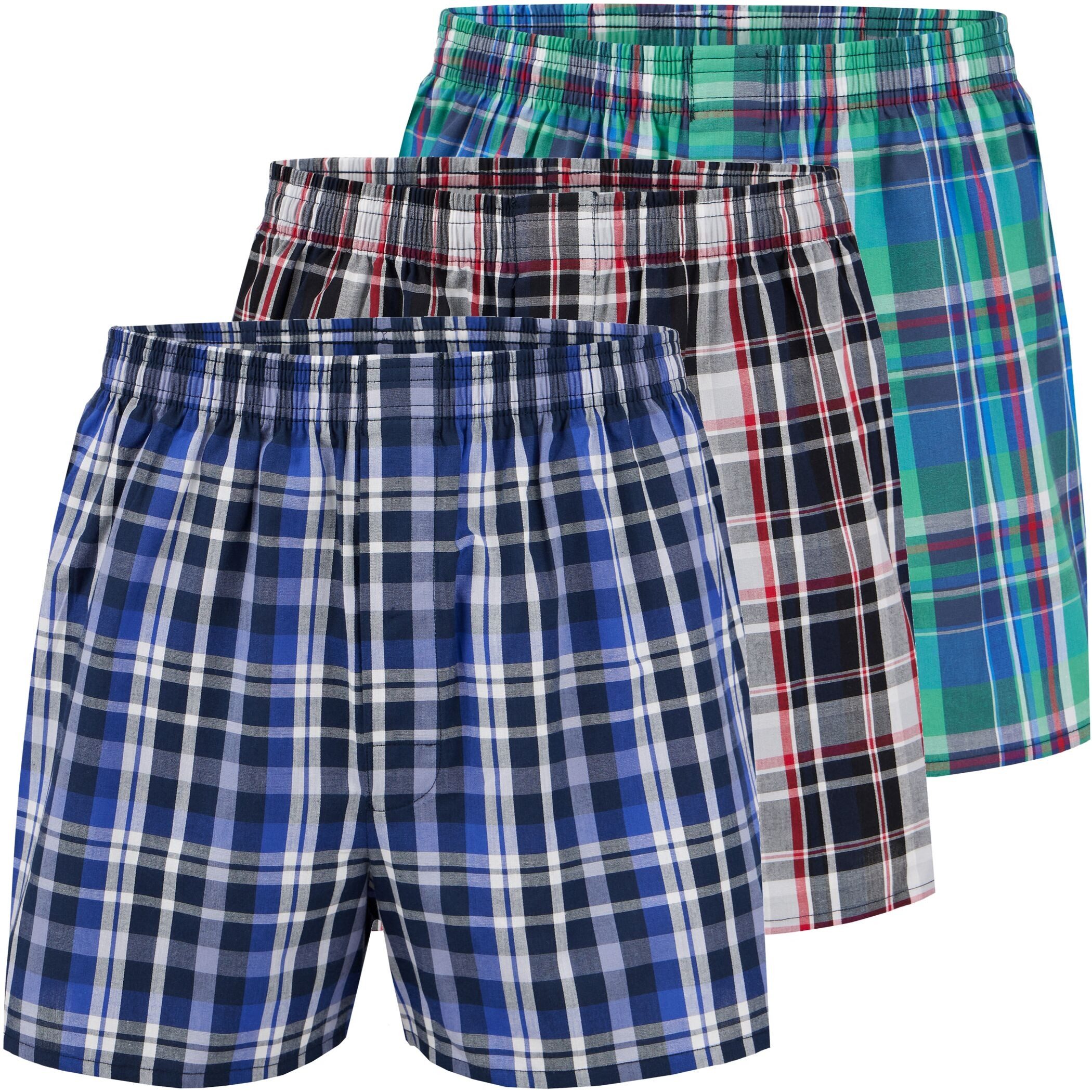 Boxershorts City Life 3erPack Herren Boxer-Shorts Boxer Webboxer Sparpack S - 4XL
