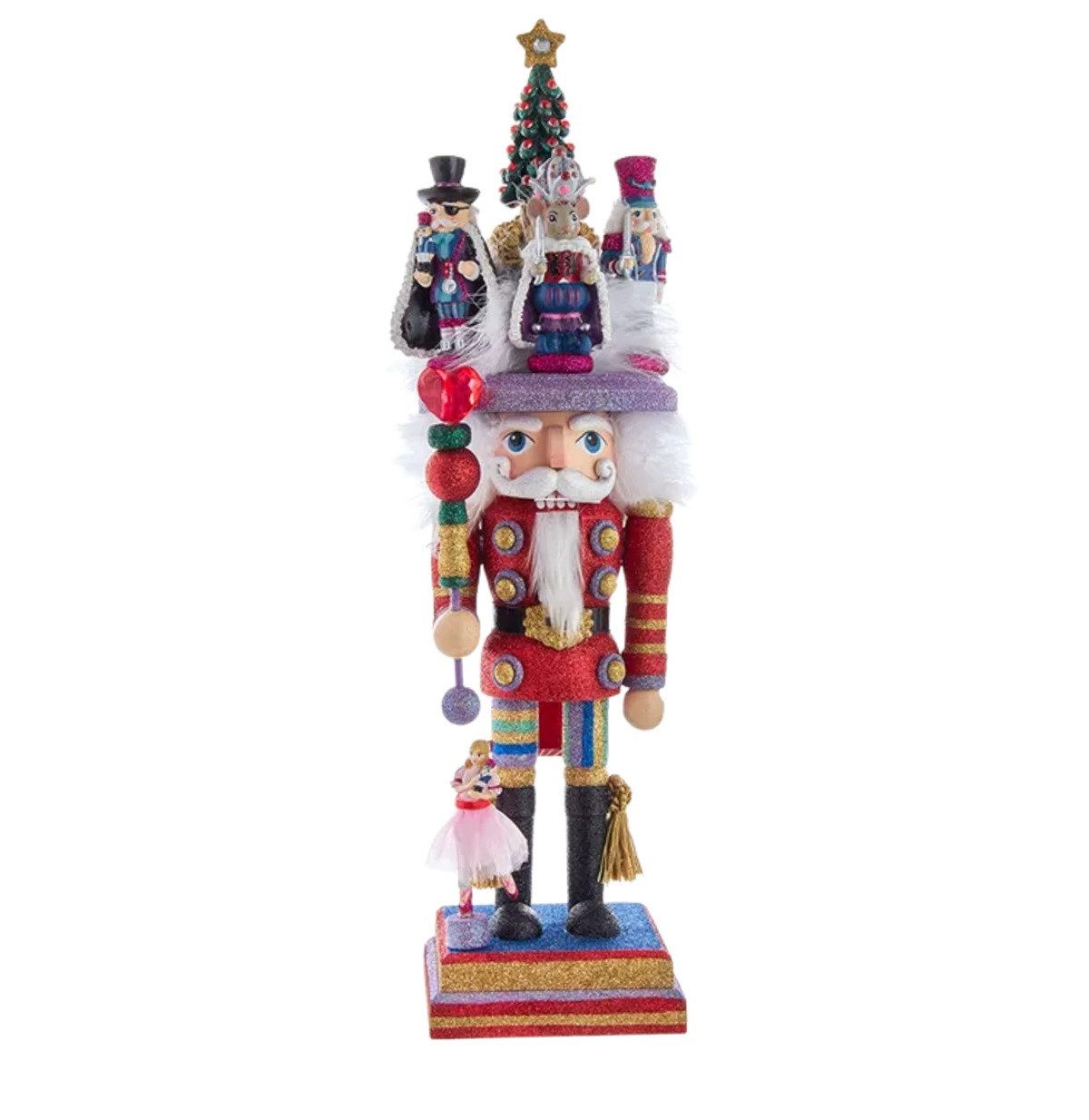 Kurt S. Adler Nussknacker HA0610 - Hollywood mit Nussknackerhut, 45,7 cm (18), (1-tlg)