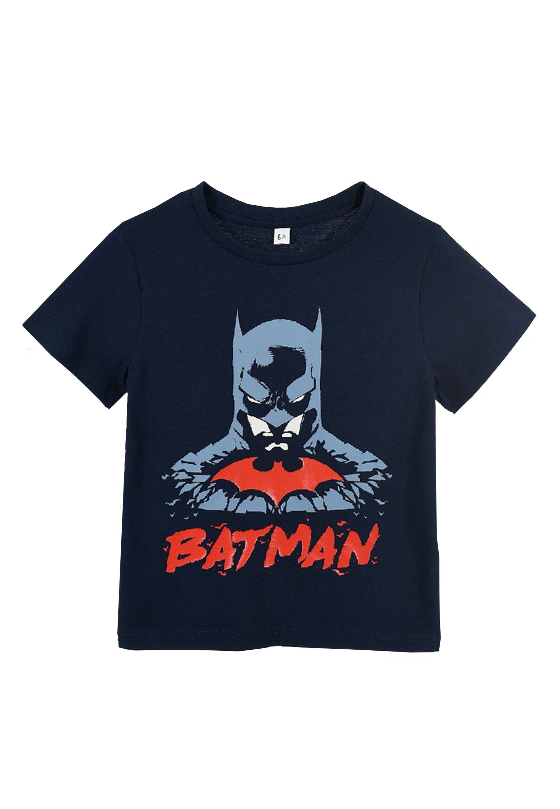 Batman T-Shirt Kinder Jungen Oberteil Shirt T-Shirt