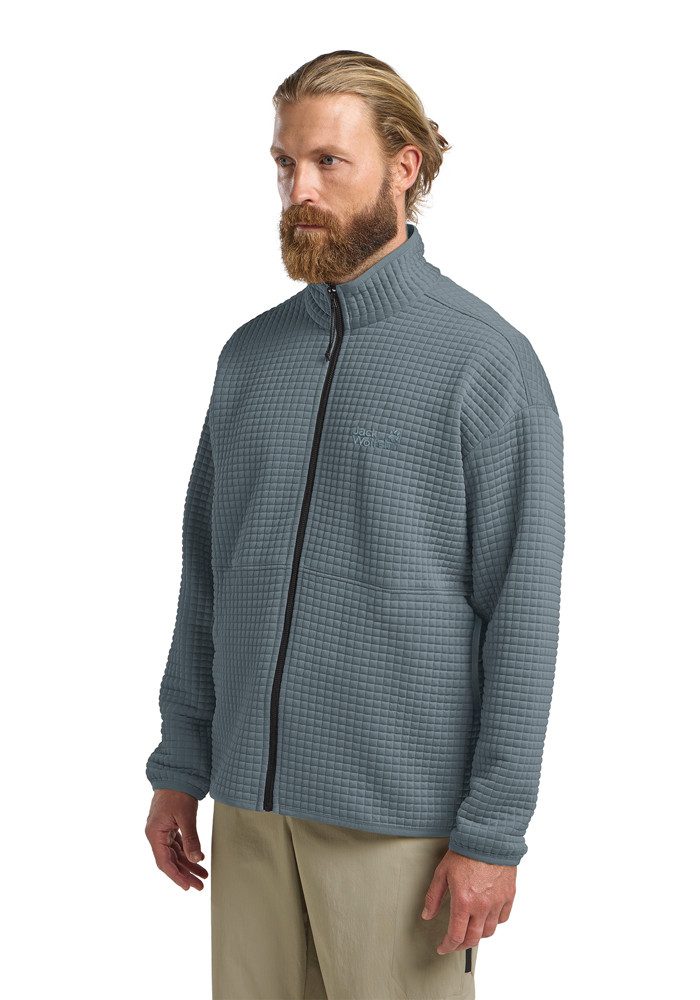 Jack Wolfskin Fleecejacke MOGARI FZ M leicht, als Außenschicht, für Sommerabende und Übergangszeit