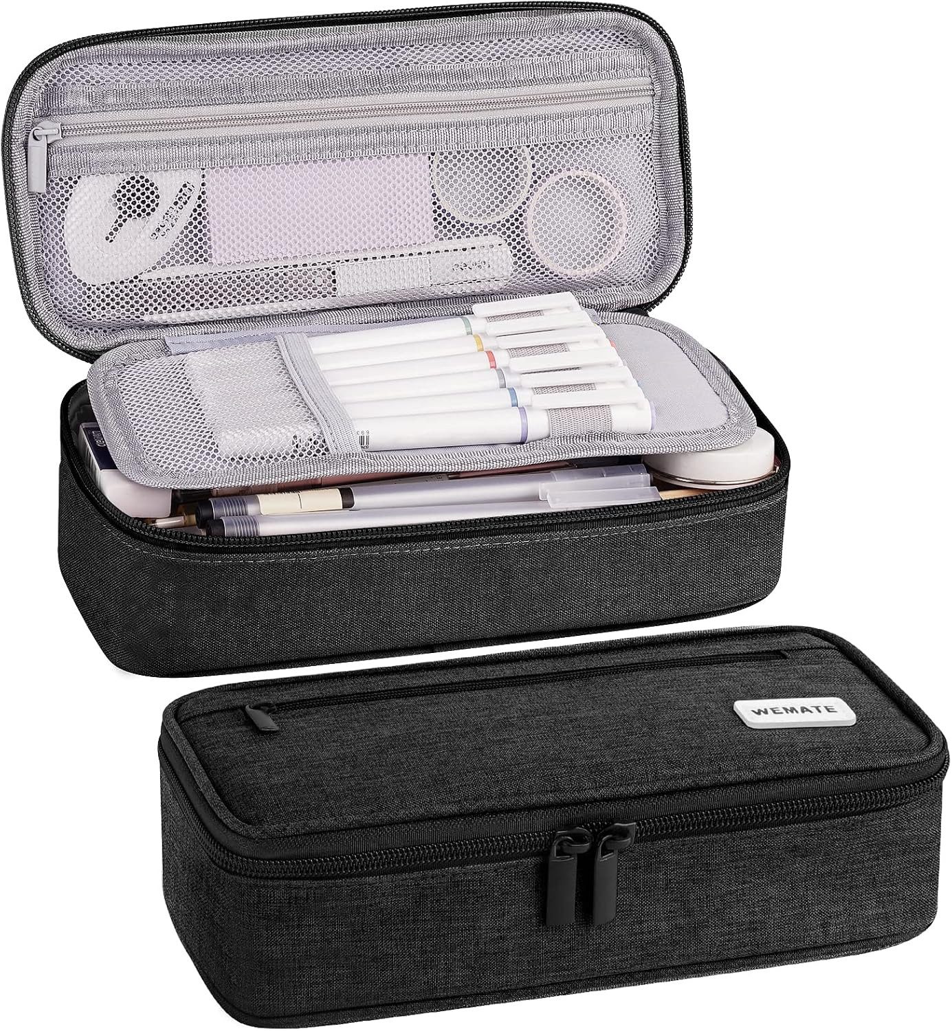 Fyrove Schreibgeräteetui Federmäppchen, Stifteetui, Schlampermäppchen , Mäppchen, (Spar-Set, Multifunktionales Mäppchen , Kosmetiktasche , Reisetasche für Zubehör), Geschenk für Schüler, Schulanfang Geschenk