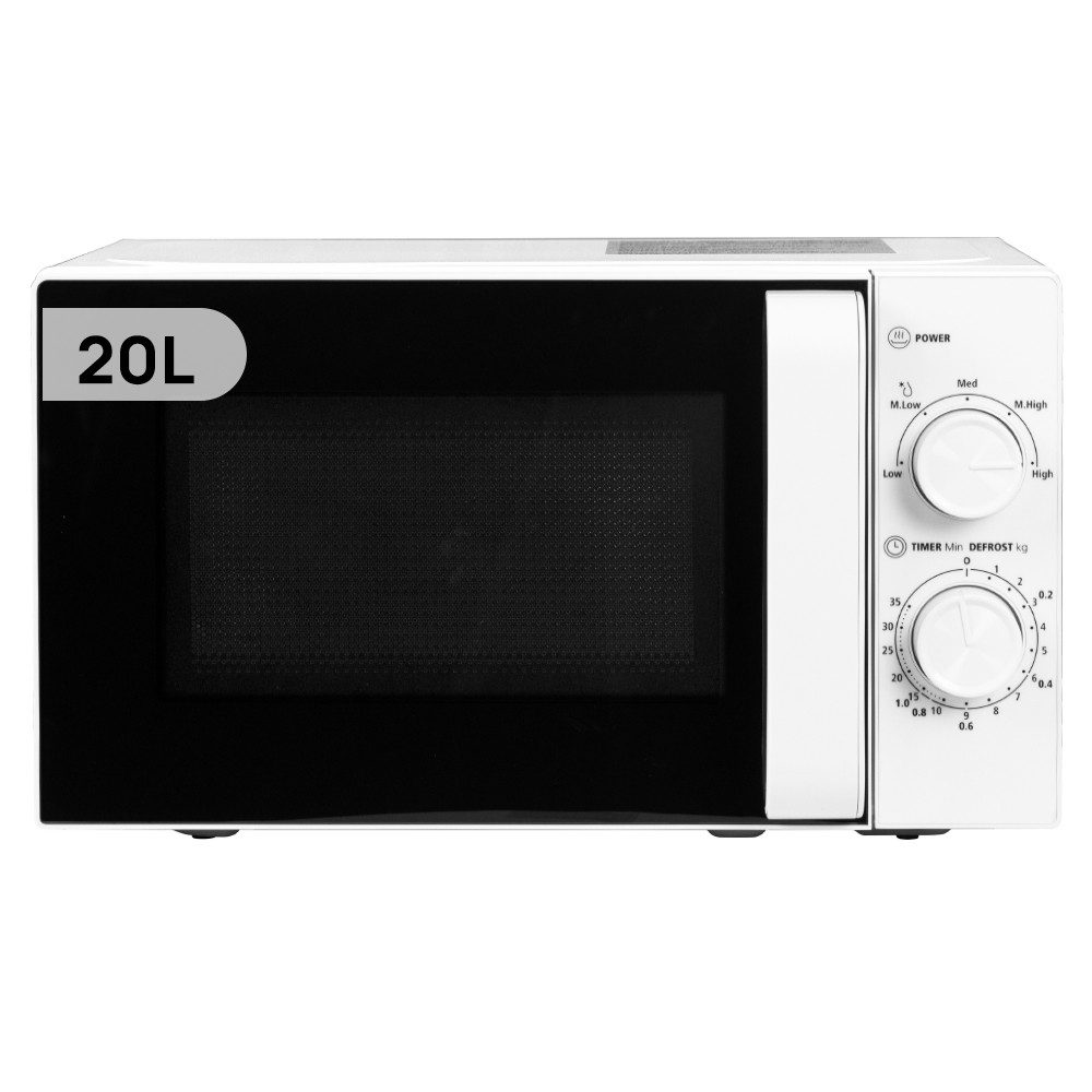 Smad Mikrowelle, Mikrowelle, 20 l, mit 5 Leistungsstufen,weiß