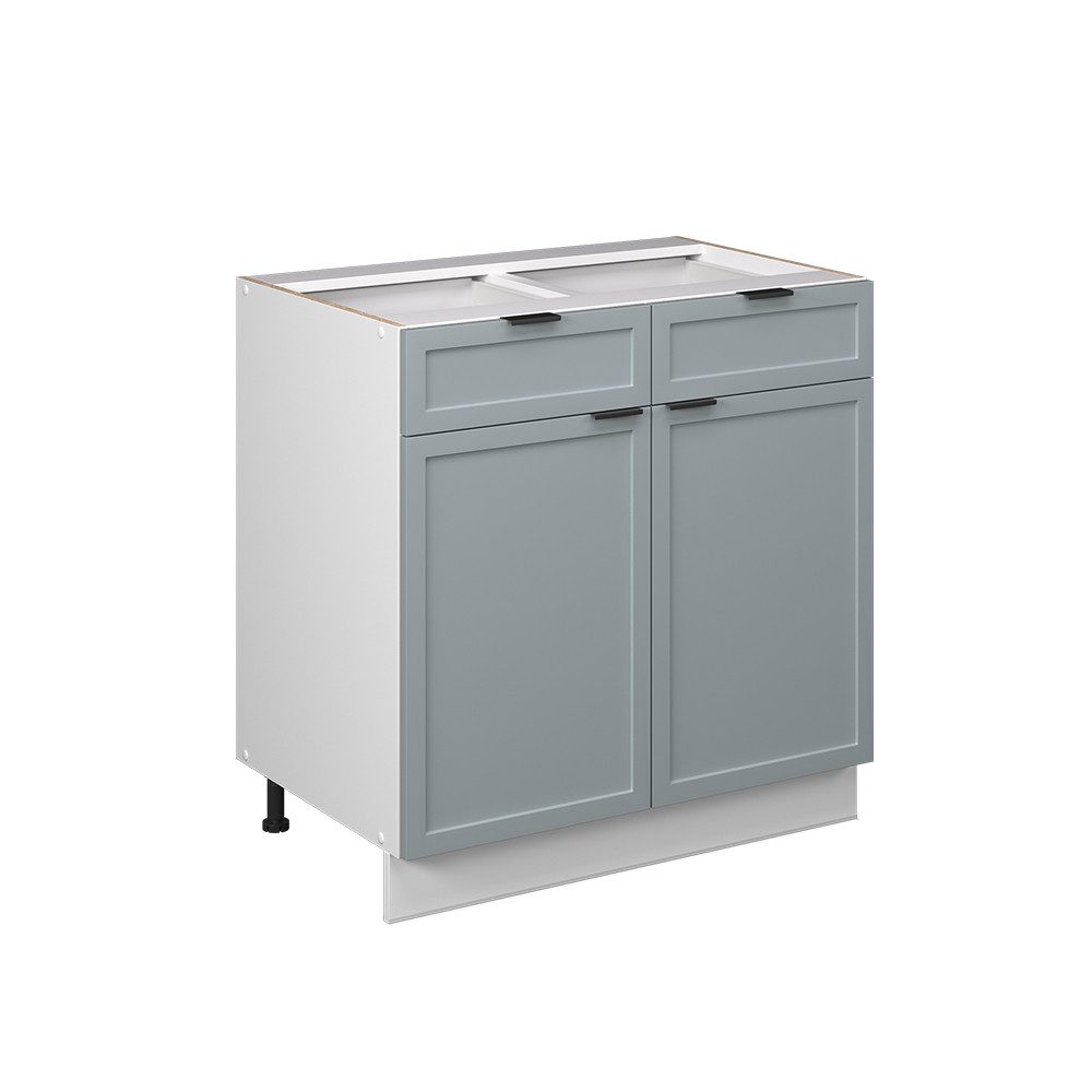 Vicco Unterschrank Fame-Line, Hellblau-grau/Weiß, 80 cm günstig online kaufen