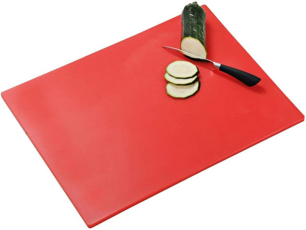KESPER® Schneidebrett Profi-Schneidebrett aus schnitt-beständigem Kunststoff, 50 x 38 cm rot, (1-St)