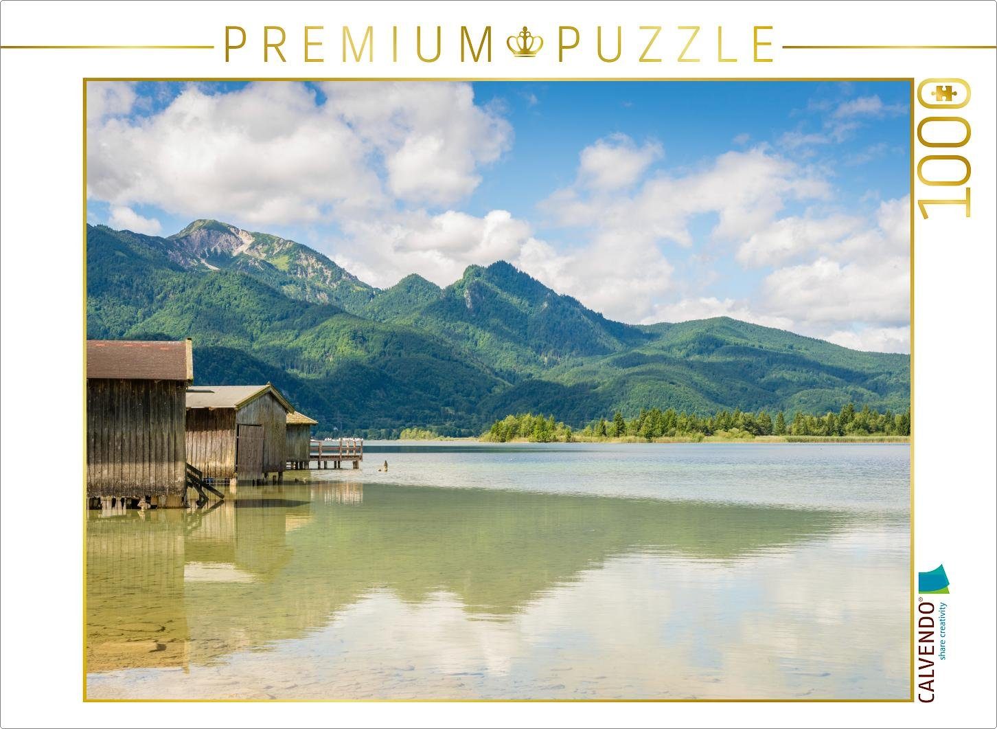 Puzzle CALVENDO Puzzle Sommer am Kochelsee 1000 Teile Lege-Größe 64 x 48 cm Foto-Puzzle Bild von Martin Wasilewski