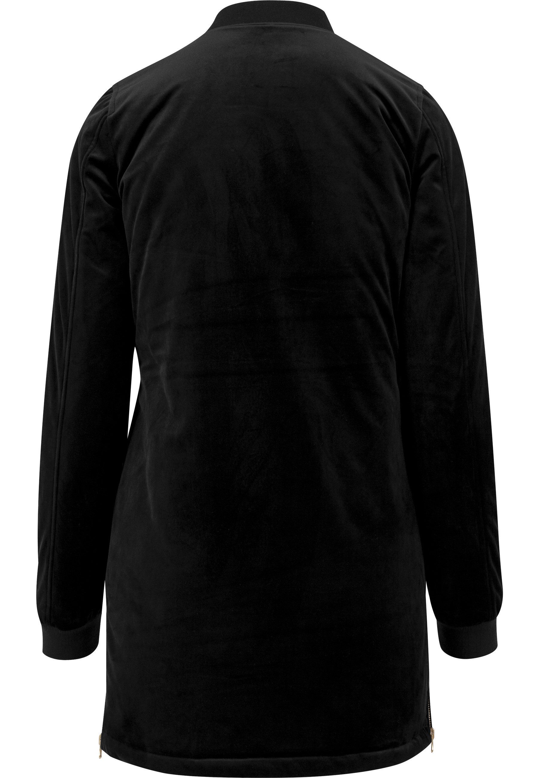 URBAN CLASSICS Langmantel Urban Classics Damen Ladies Long Velvet Jacket