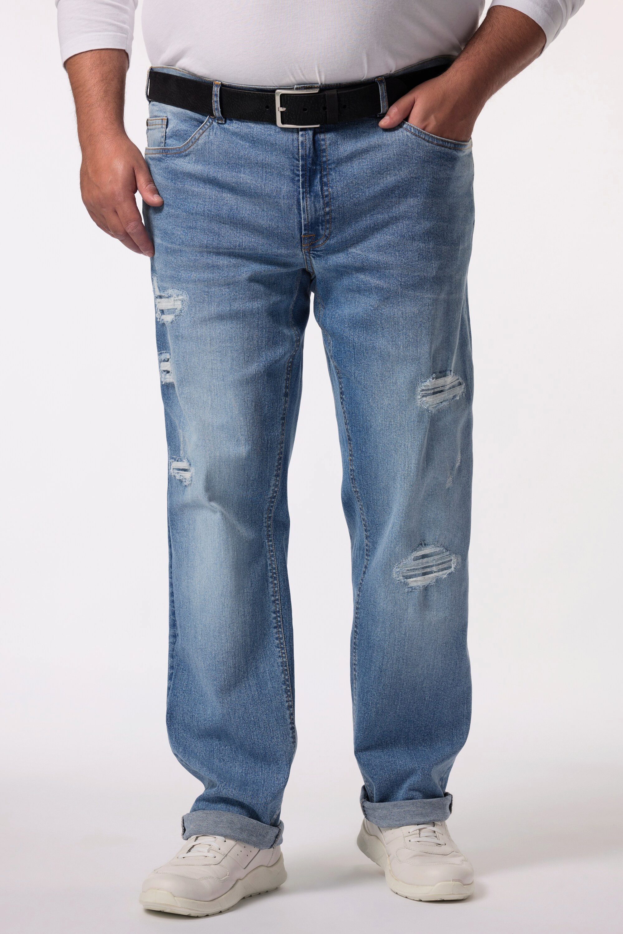 Men Plus 5-Pocket-Jeans Men+ Jeans Bauchfit günstig online kaufen