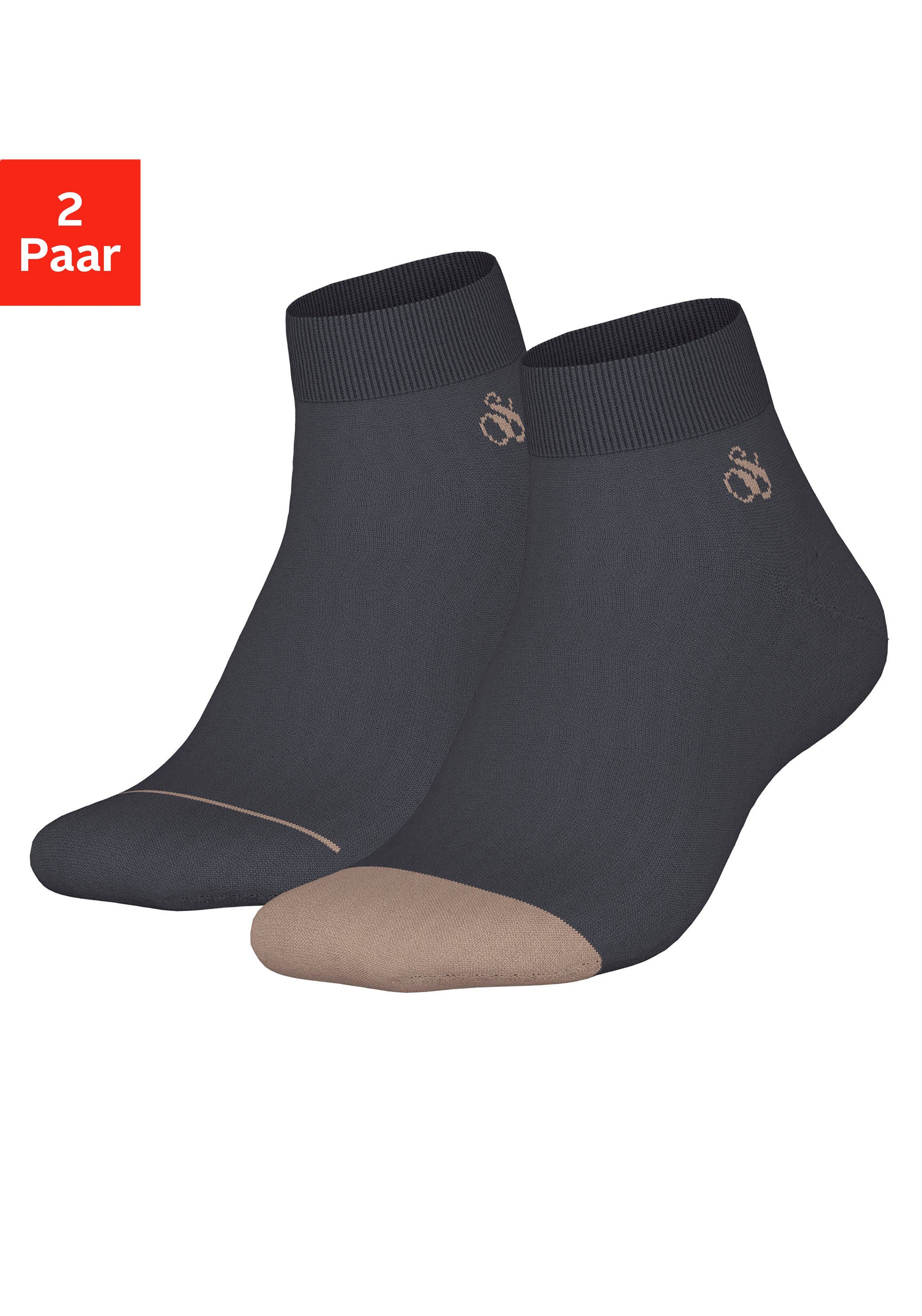 Kurzsocken Sparpackeung & Shrunk schwarz Soda High Scotch (2-Paar) Atmungsaktiv, Sneakersocken, Quality