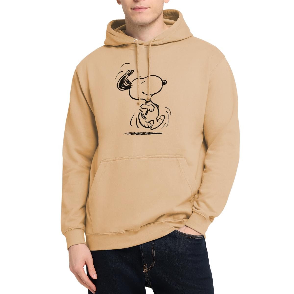 Spreadshirt Hoodie Peanuts Snoopy Happy Unisex Hoodie (1-tlg)