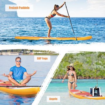 COSTWAY SUP-Board Stand Up Paddle Board, 325cm bis 170kg, mit Pumpe