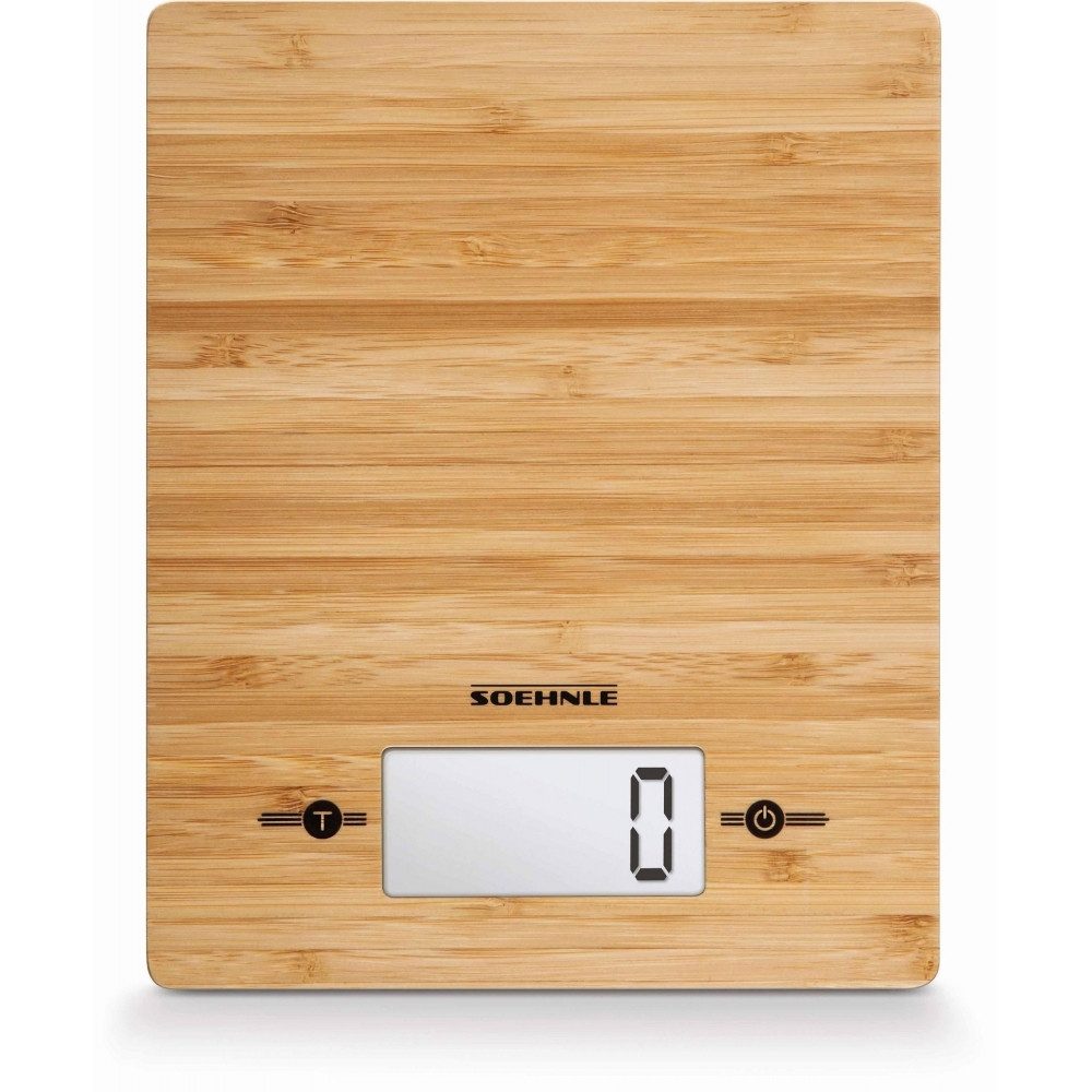 Küchenwaage Soehnle 66308 Bamboo Küchenwaage mit digitaler Anzeige.