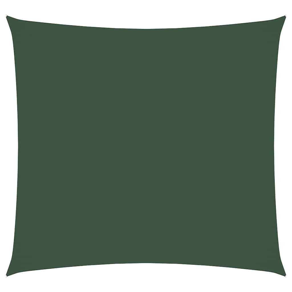 vidaXL Sonnensegel Sonnensegel Oxford-Gewebe Quadratisch 4,5x4,5 m Dunkelgrün, (1-tlg)