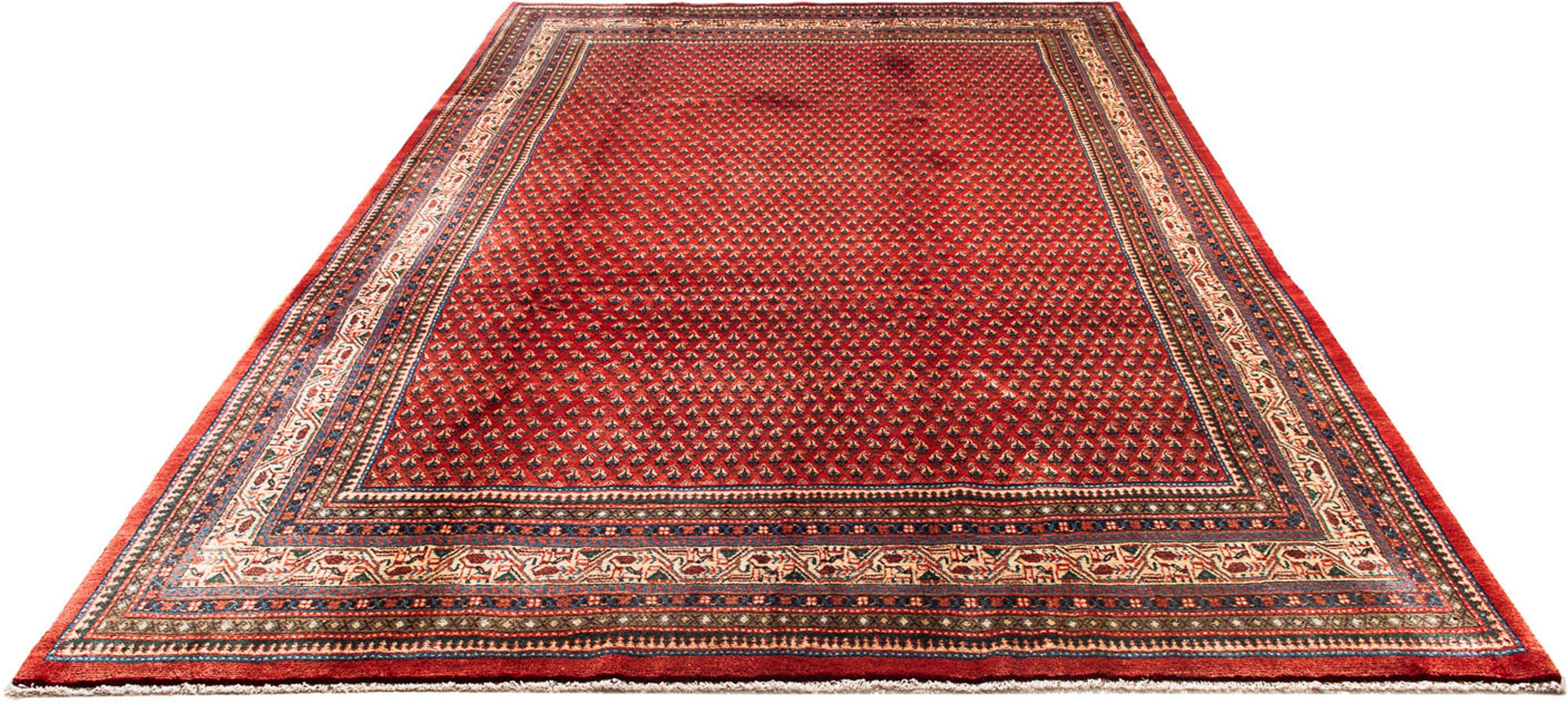 Orientteppich Perser - Mir - 329 x 214 cm - dunkelrot, morgenland, rechteckig, Höhe: 10 mm, Wohnzimmer, Handgeknüpft, Einzelstück mit Zertifikat