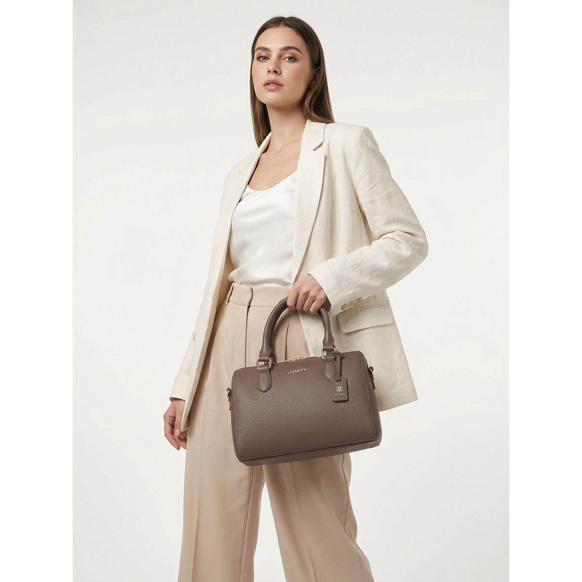 Lazarotti Henkeltasche Bologna Leather, Leder
