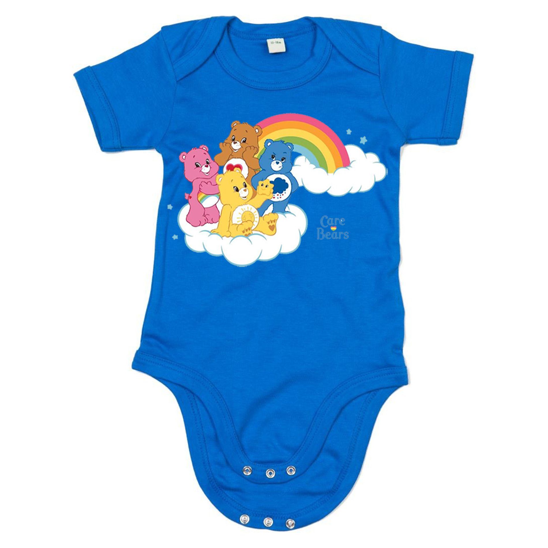 Strampler Kinder Baby Glücksbärchis Care Bears Hab-Dich-lieb Bärchis Wolkenland
