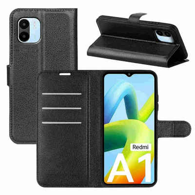 Wigento Handyhülle Für Xiaomi Redmi A2 / A1 Handy Tasche Wallet Premium Schutz Hülle Case Cover Etuis Neu Zubehör