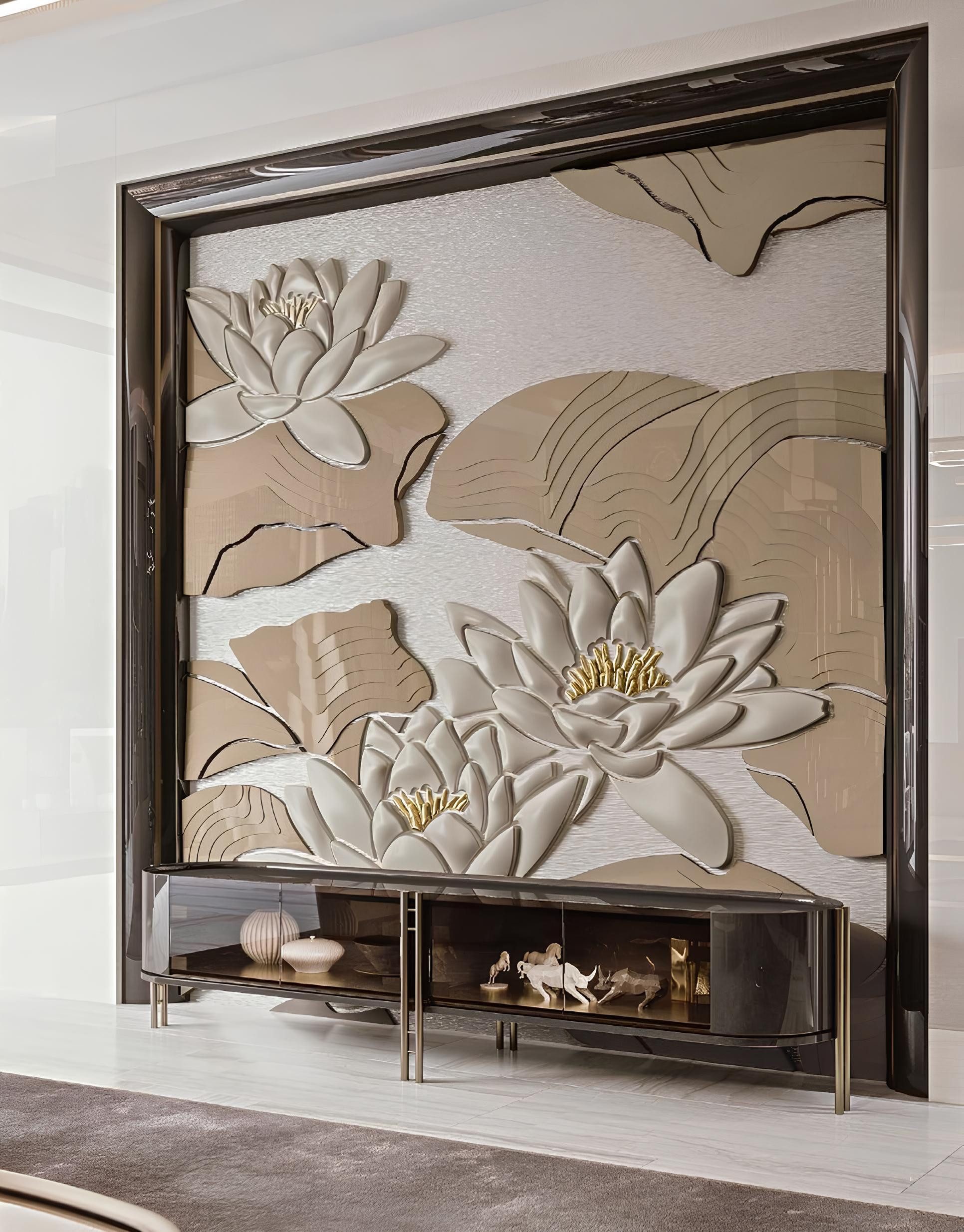JVmoebel Lowboard rtv sideboard tv ständer sideboard wohnzimmer möbel Design Bizzotto (Sideboard), Made in Europa